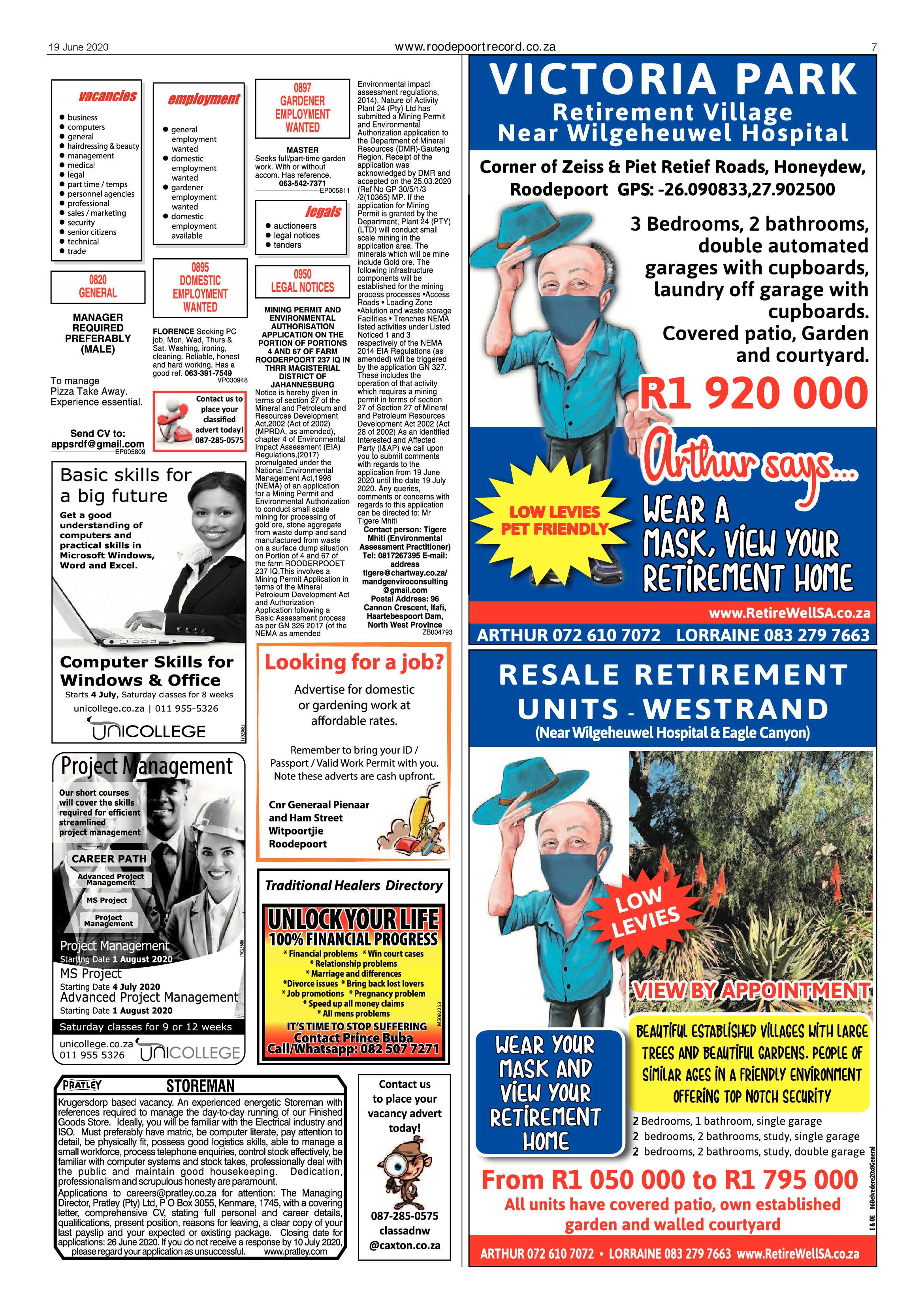Roodepoort Record 19 June 2020 page 7