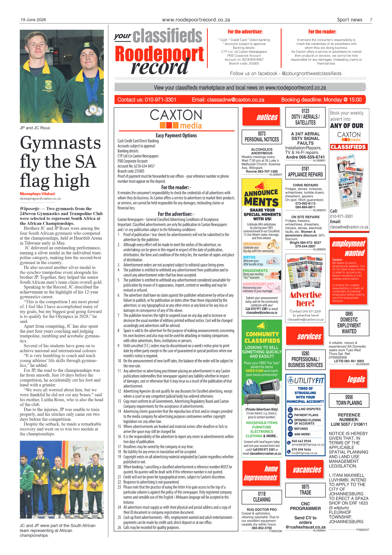 Roodepoort Record 19 June 2026 page 7