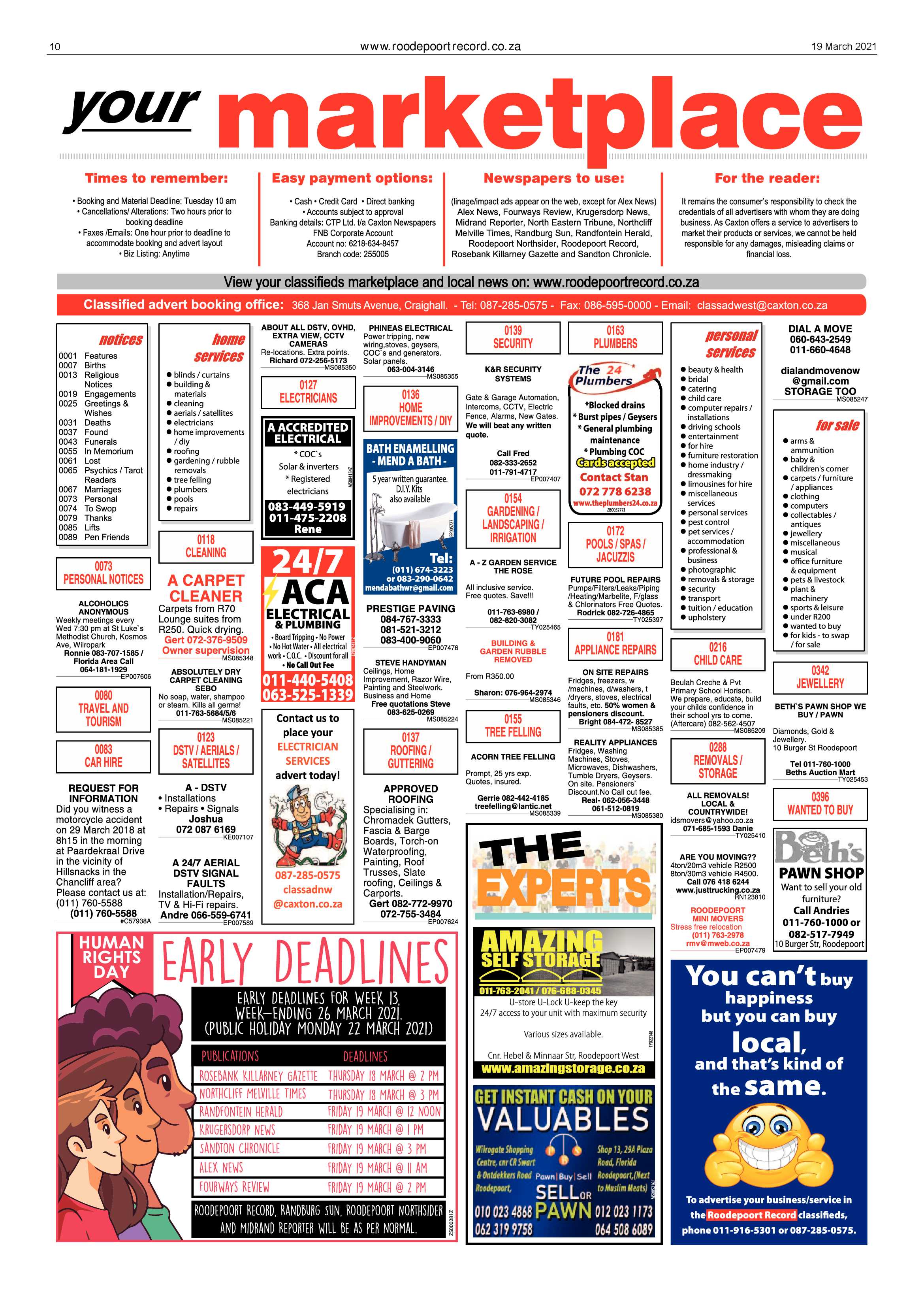 Roodepoort Record 19 March 2021 page 10