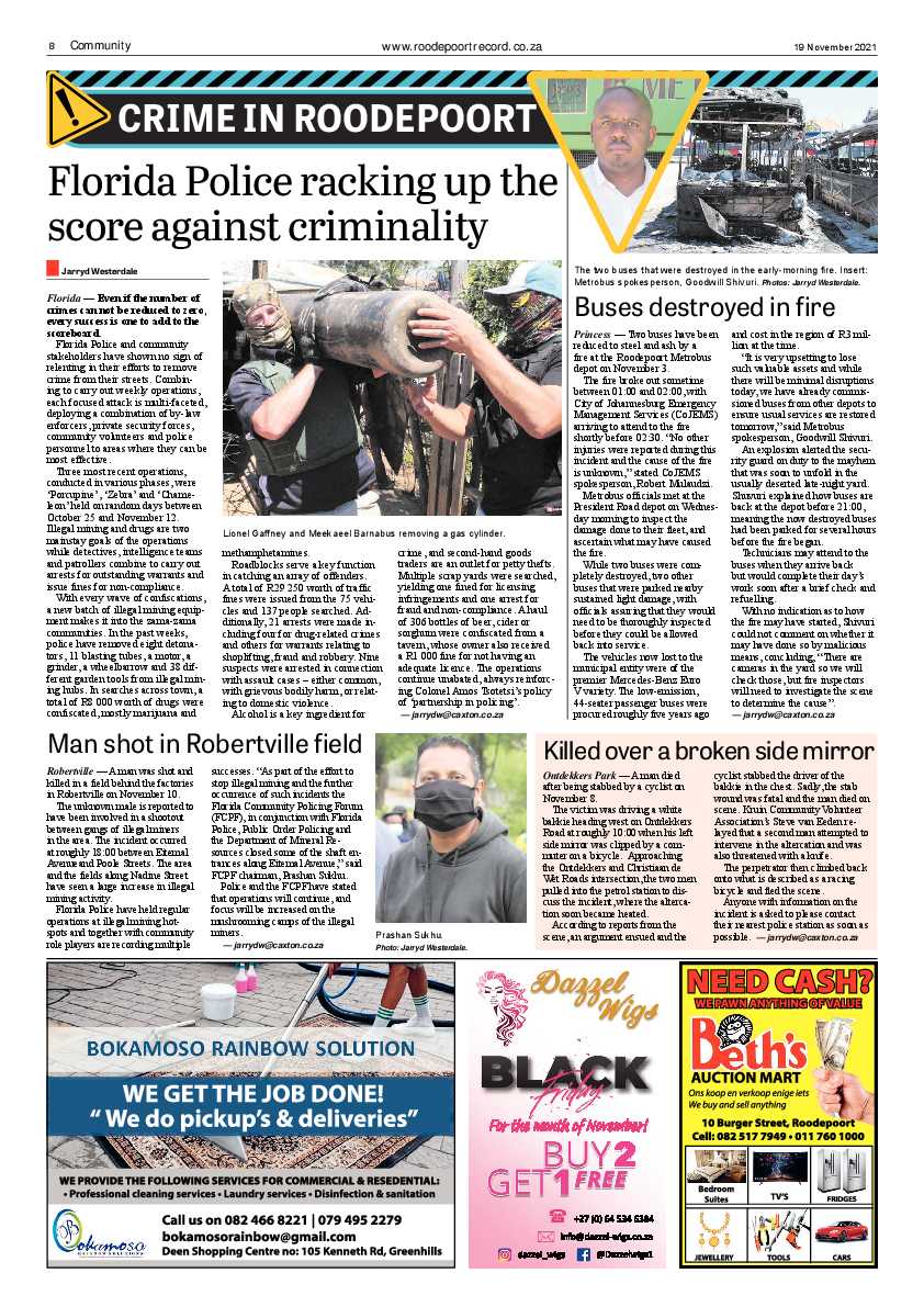 Roodepoort Record 19 November 2021 page 8