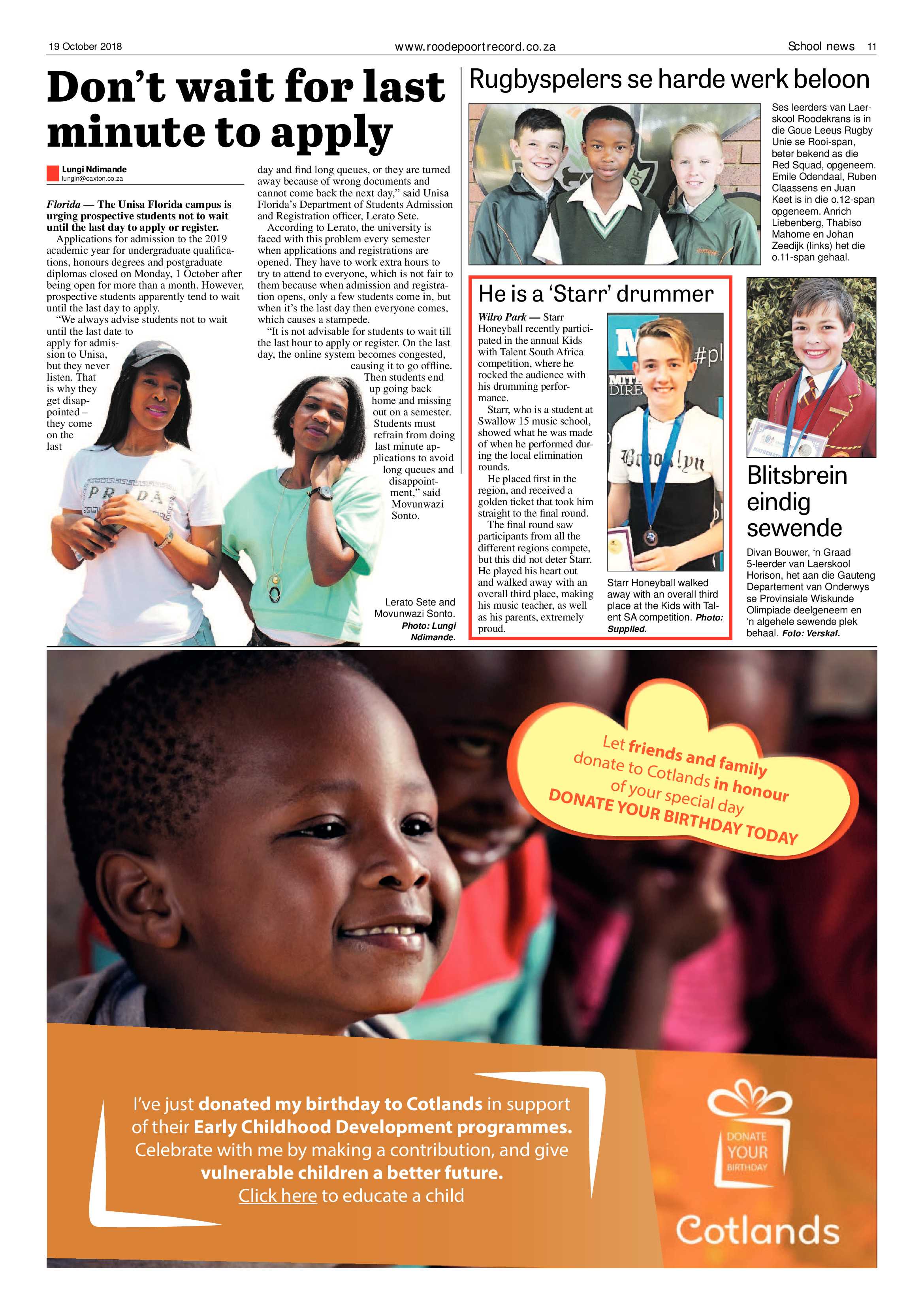Roodepoort Record 19 October 2018 page 11