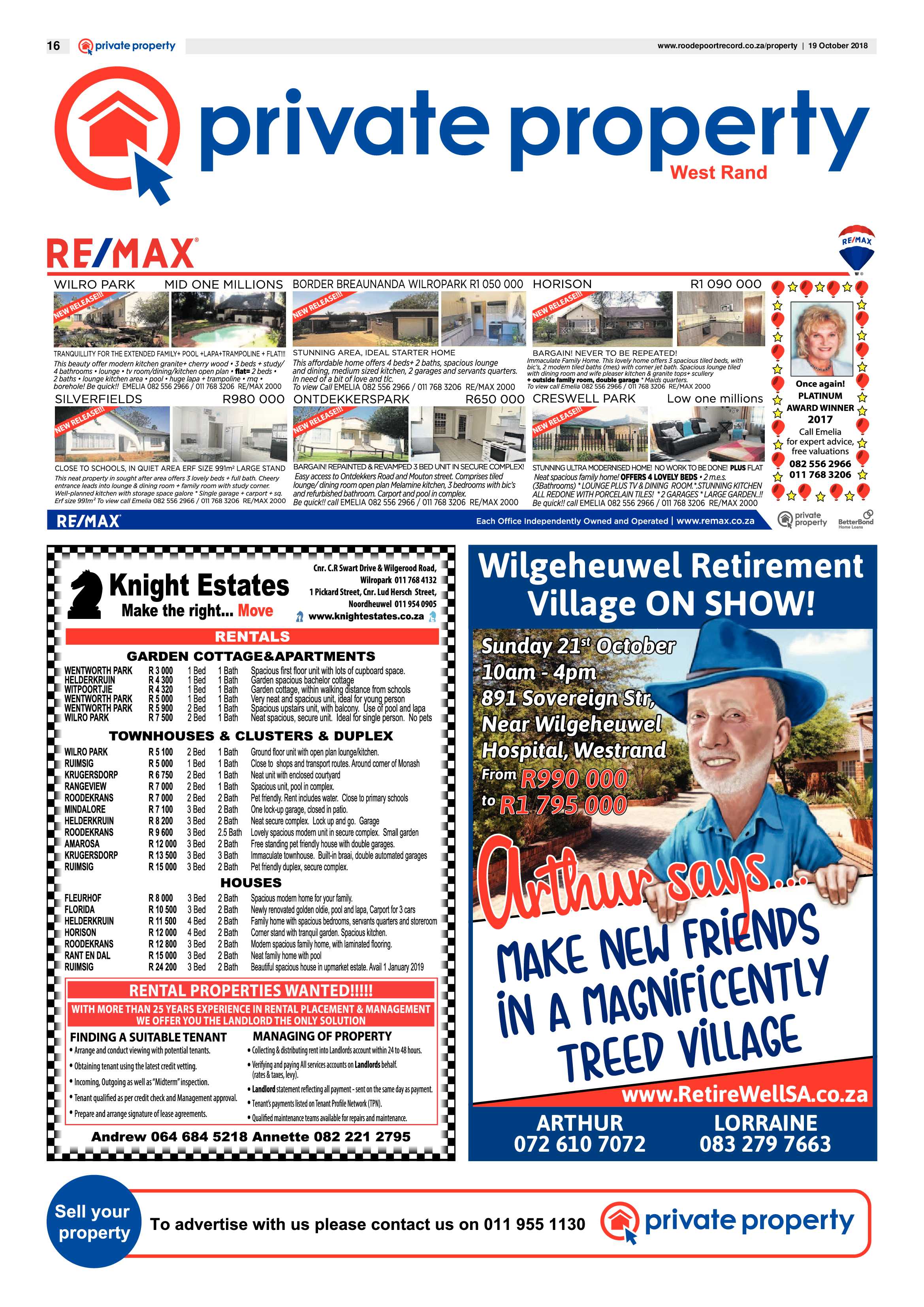 Roodepoort Record 19 October 2018 page 16