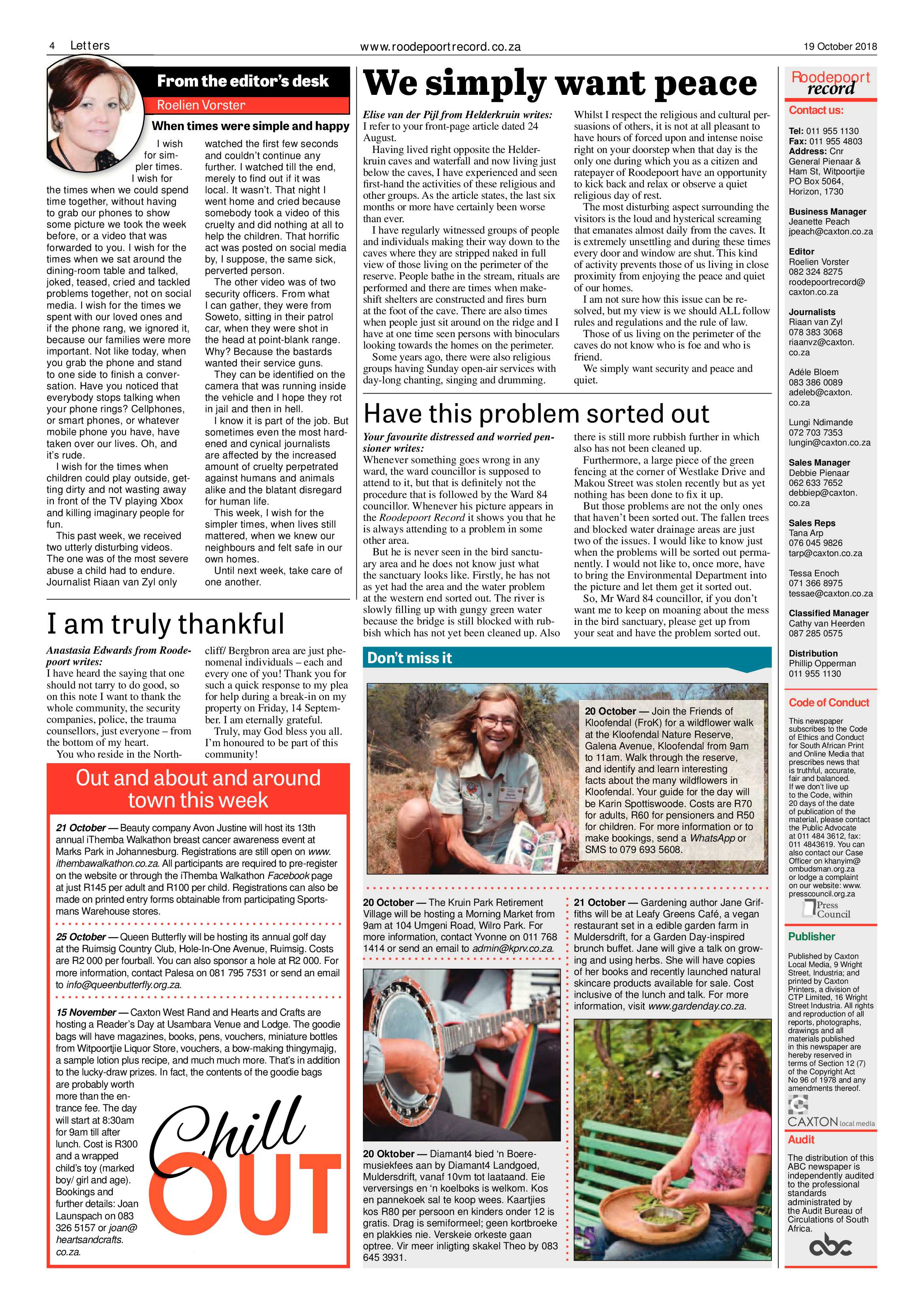 Roodepoort Record 19 October 2018 page 4