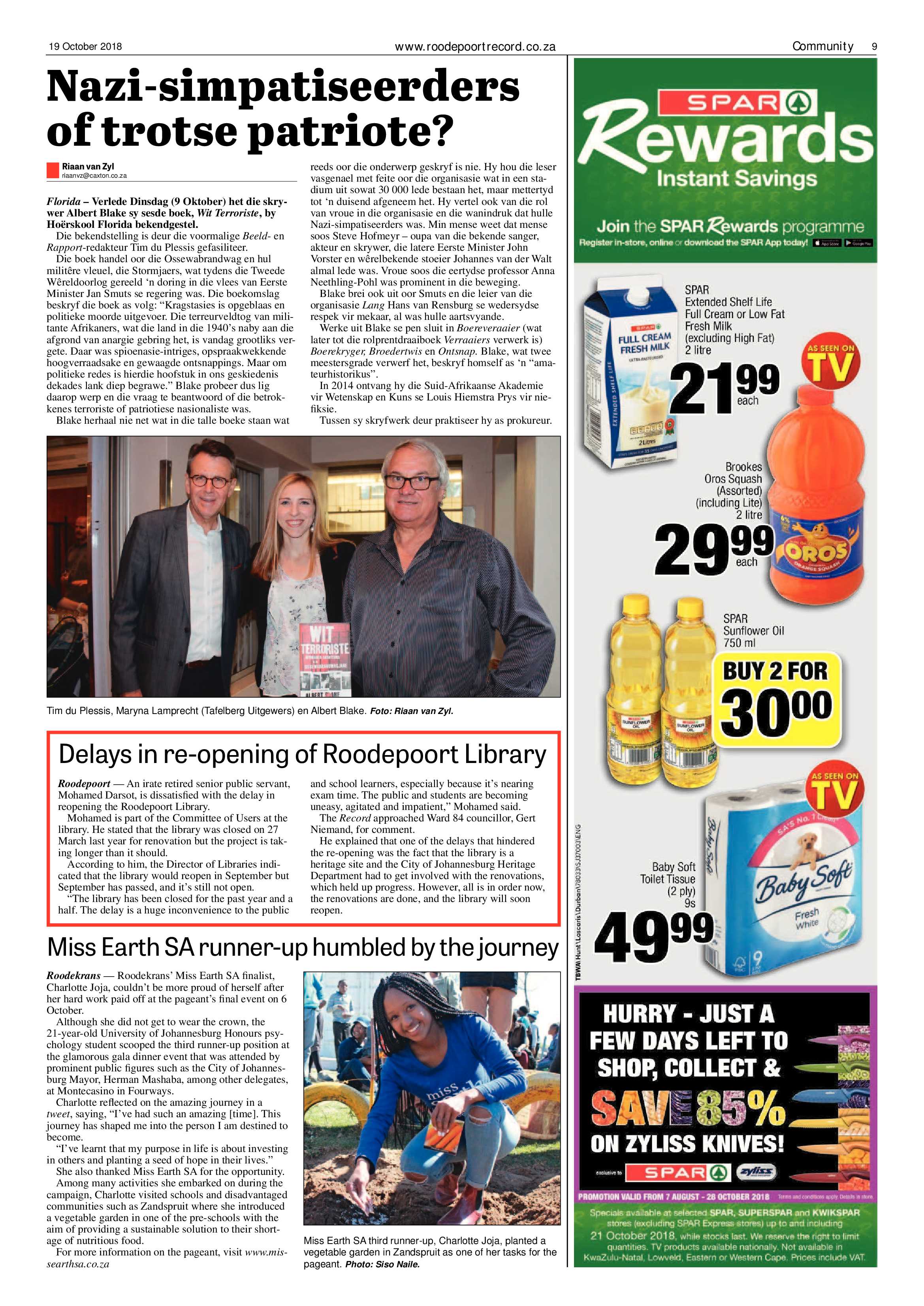 Roodepoort Record 19 October 2018 page 9