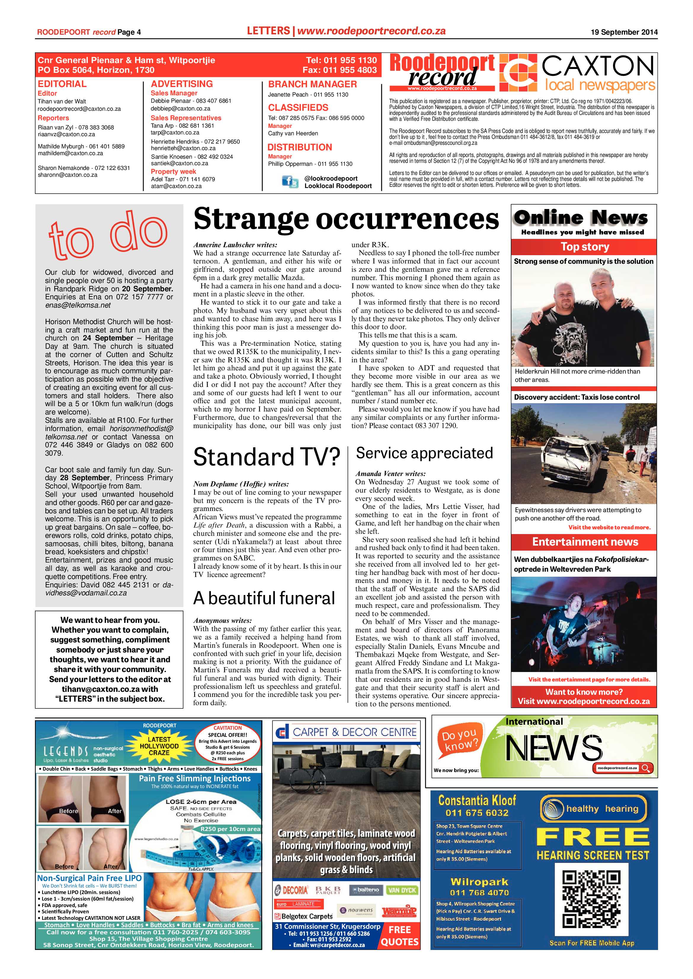 Roodepoort Record 19 September 2014 page 4