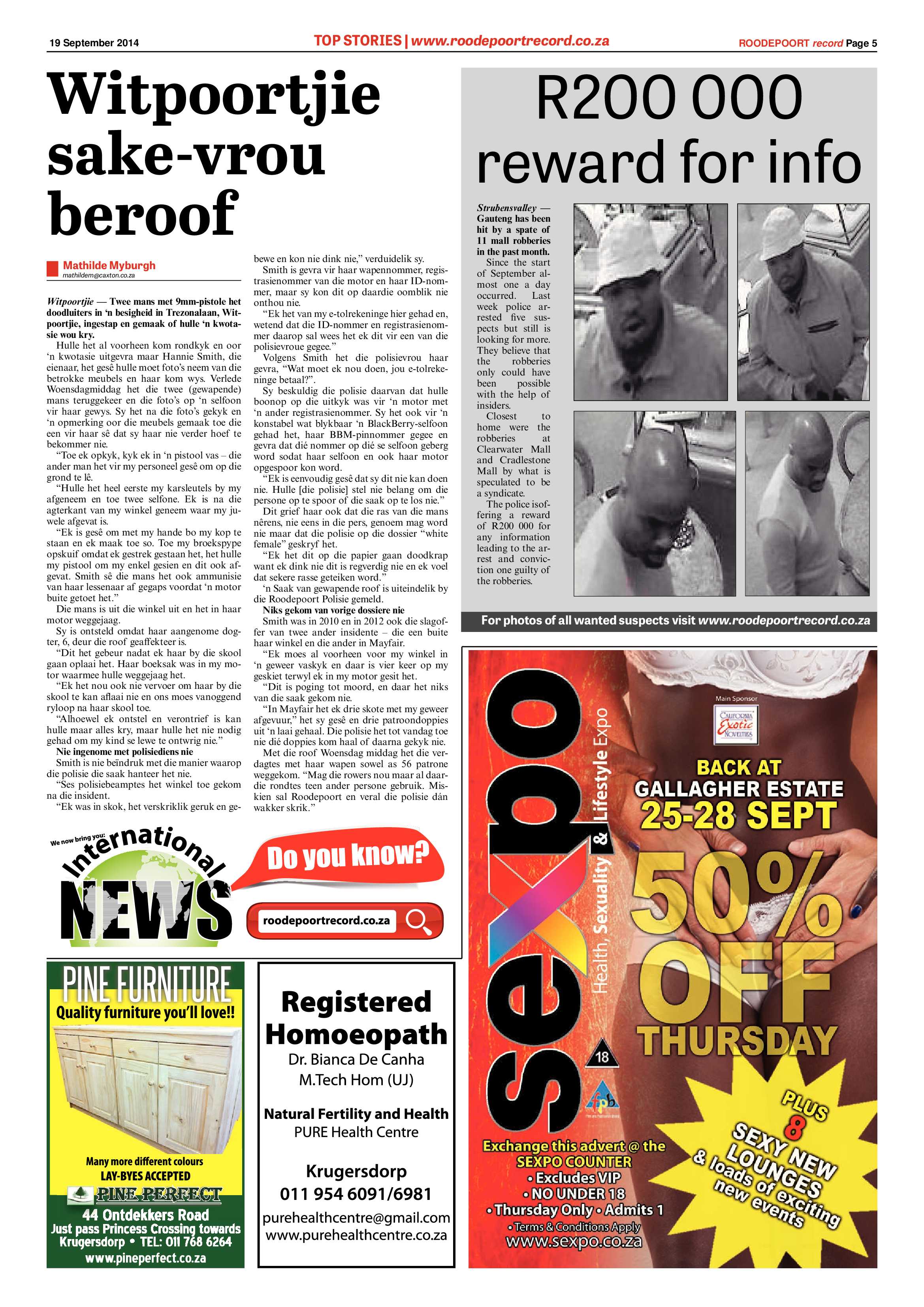 Roodepoort Record 19 September 2014 page 5