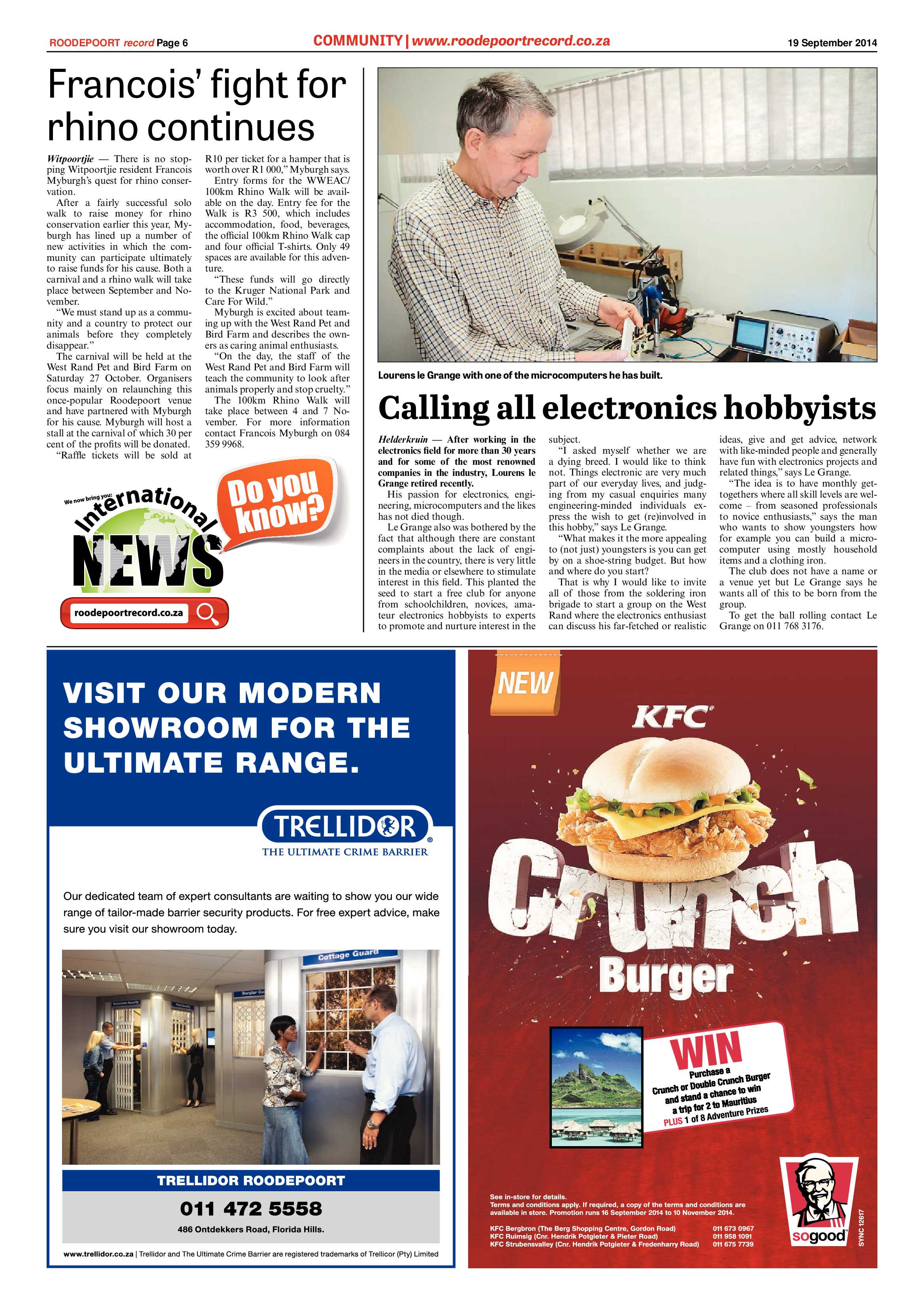 Roodepoort Record 19 September 2014 page 6