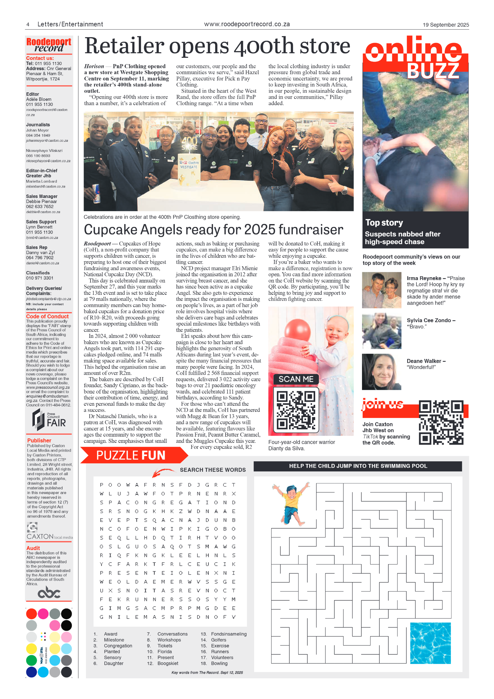 Roodepoort Record 19 September 2025 page 4