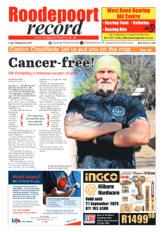 Roodepoort Record 19 September 2025