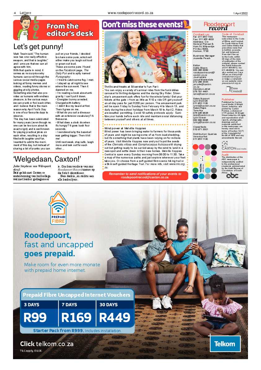 Roodepoort Record 1 April 2022 page 4