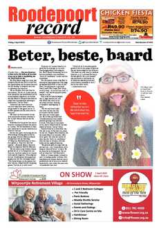 Roodepoort Record 1 April 2022