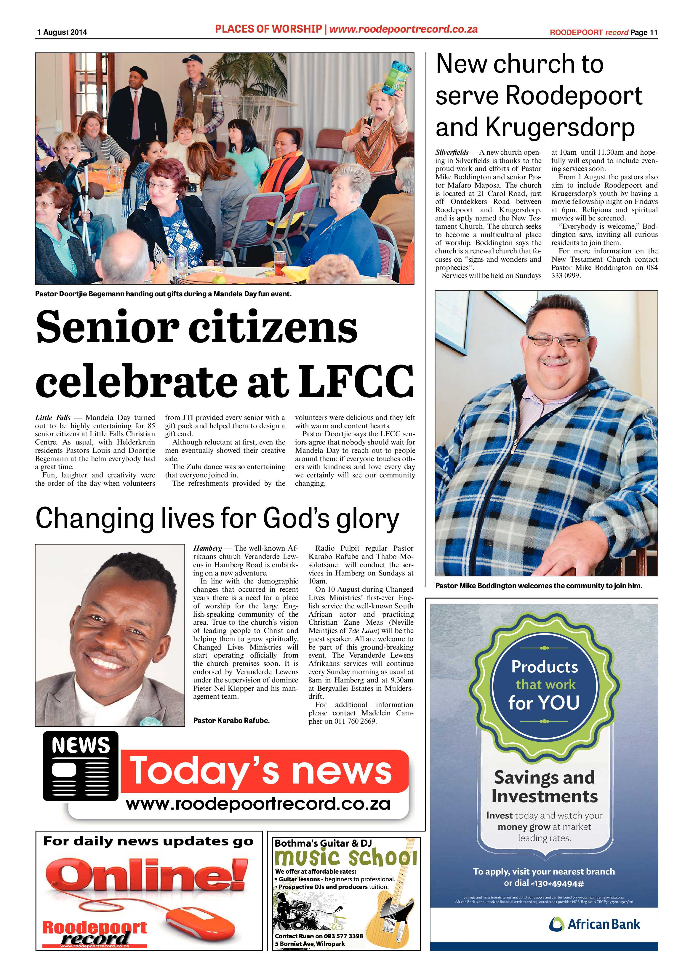 Roodepoort Record 1 August 2014 page 11