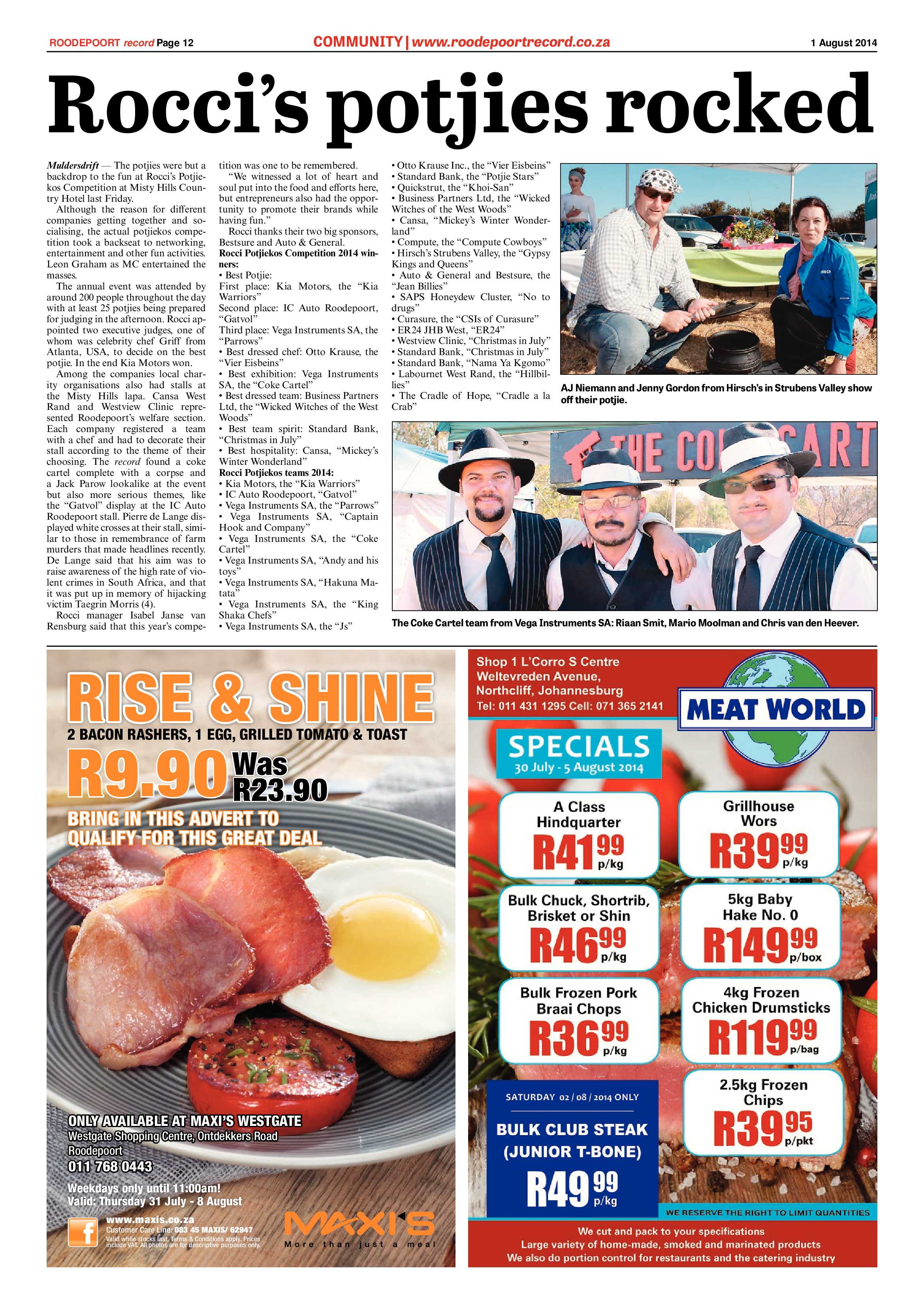 Roodepoort Record 1 August 2014 page 12