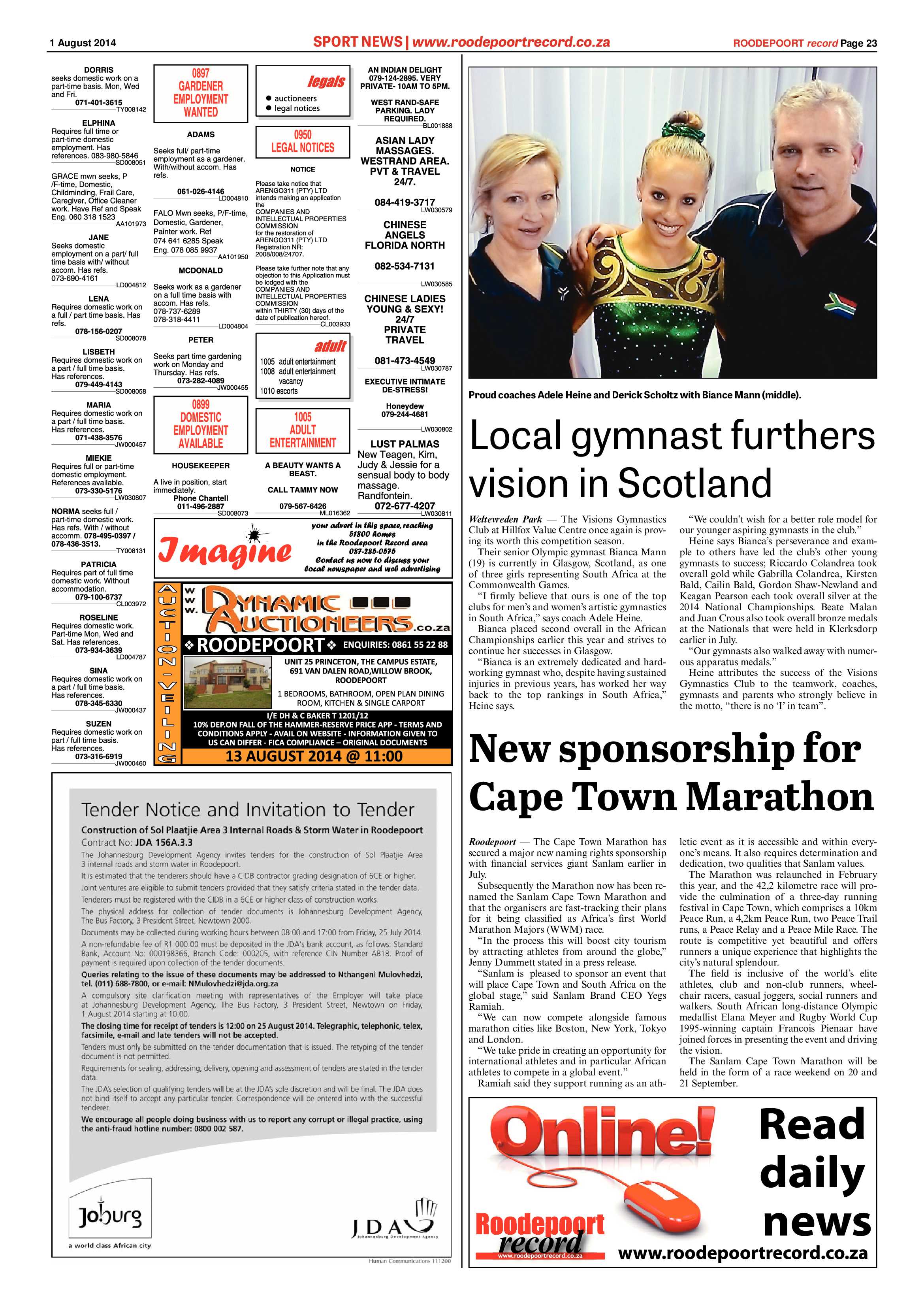 Roodepoort Record 1 August 2014 page 23