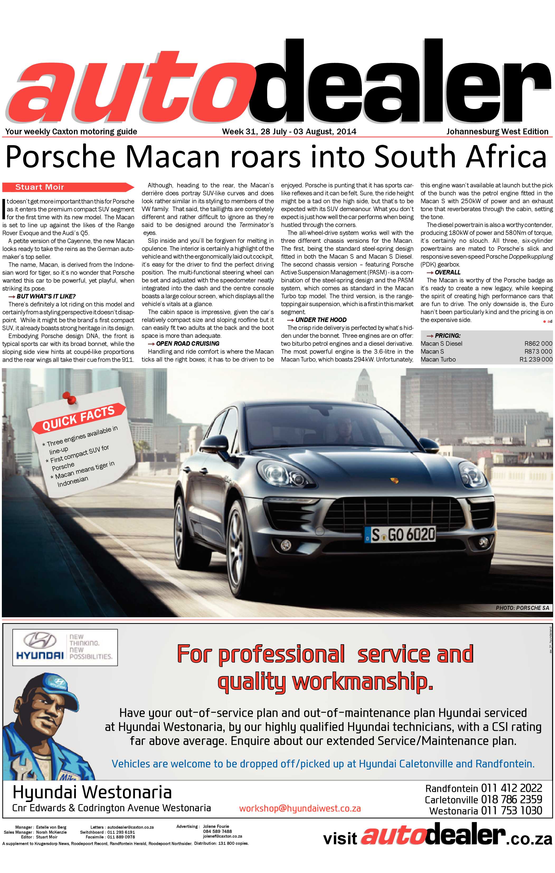 Roodepoort Record 1 August 2014 page 25