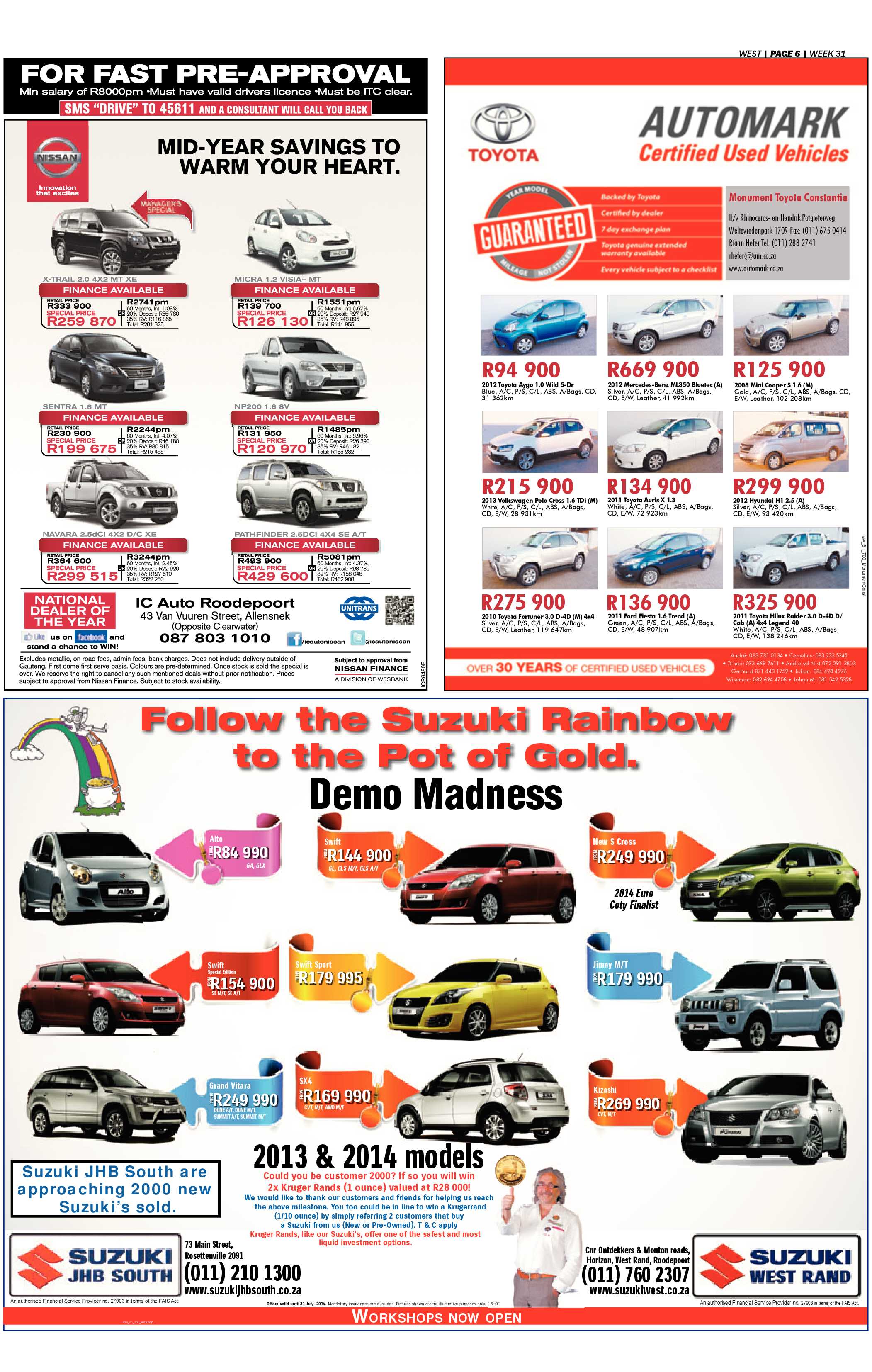 Roodepoort Record 1 August 2014 page 30