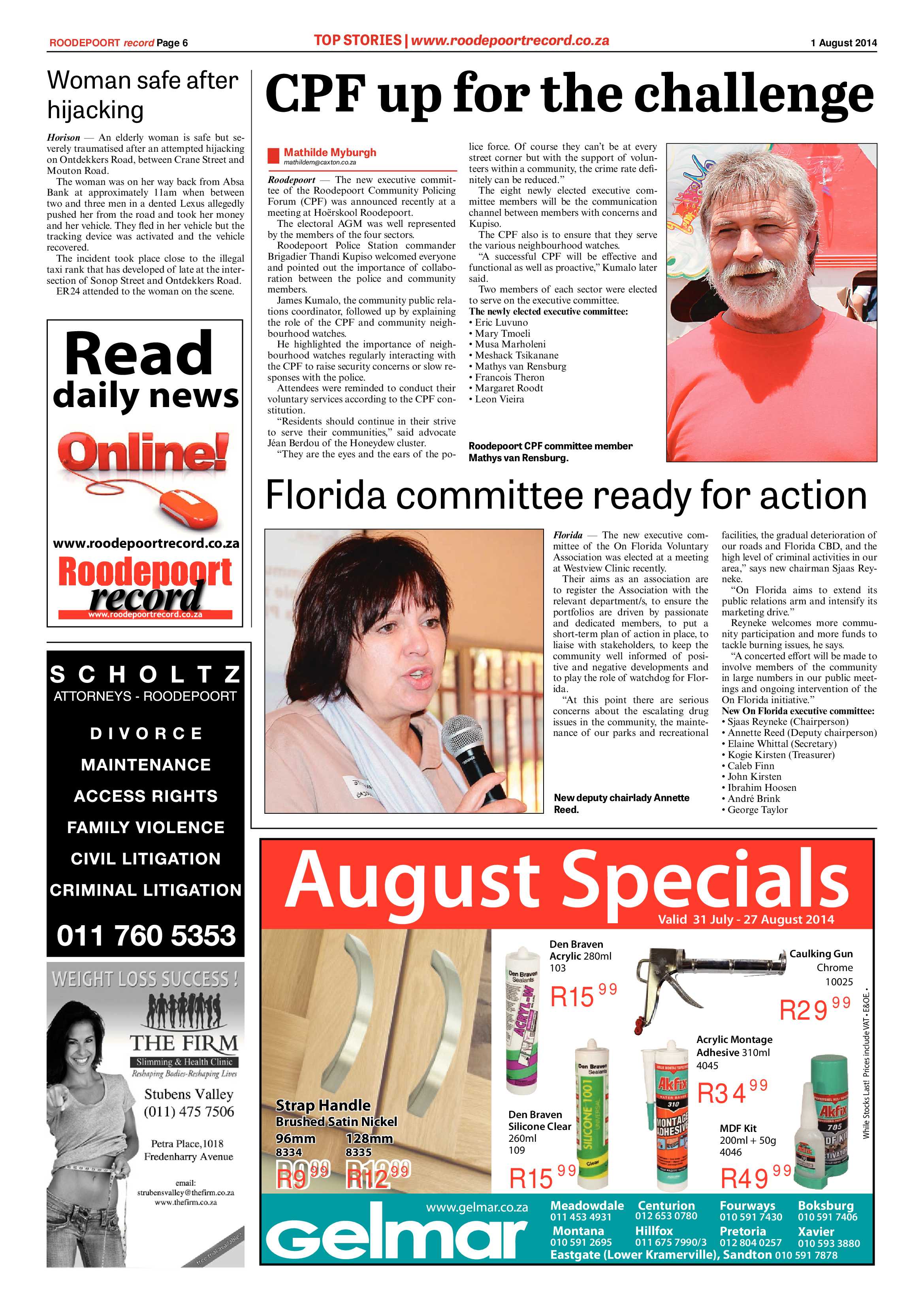 Roodepoort Record 1 August 2014 page 6