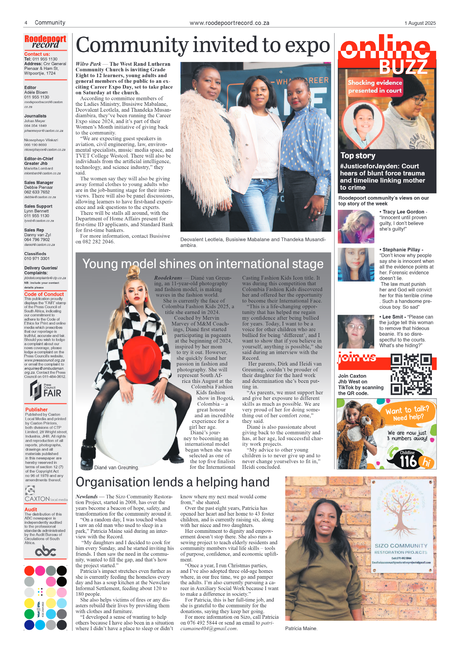 Roodepoort Record 1 August 2025 page 4