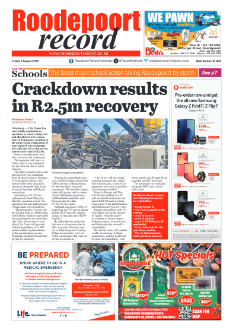Roodepoort Record 1 August 2025