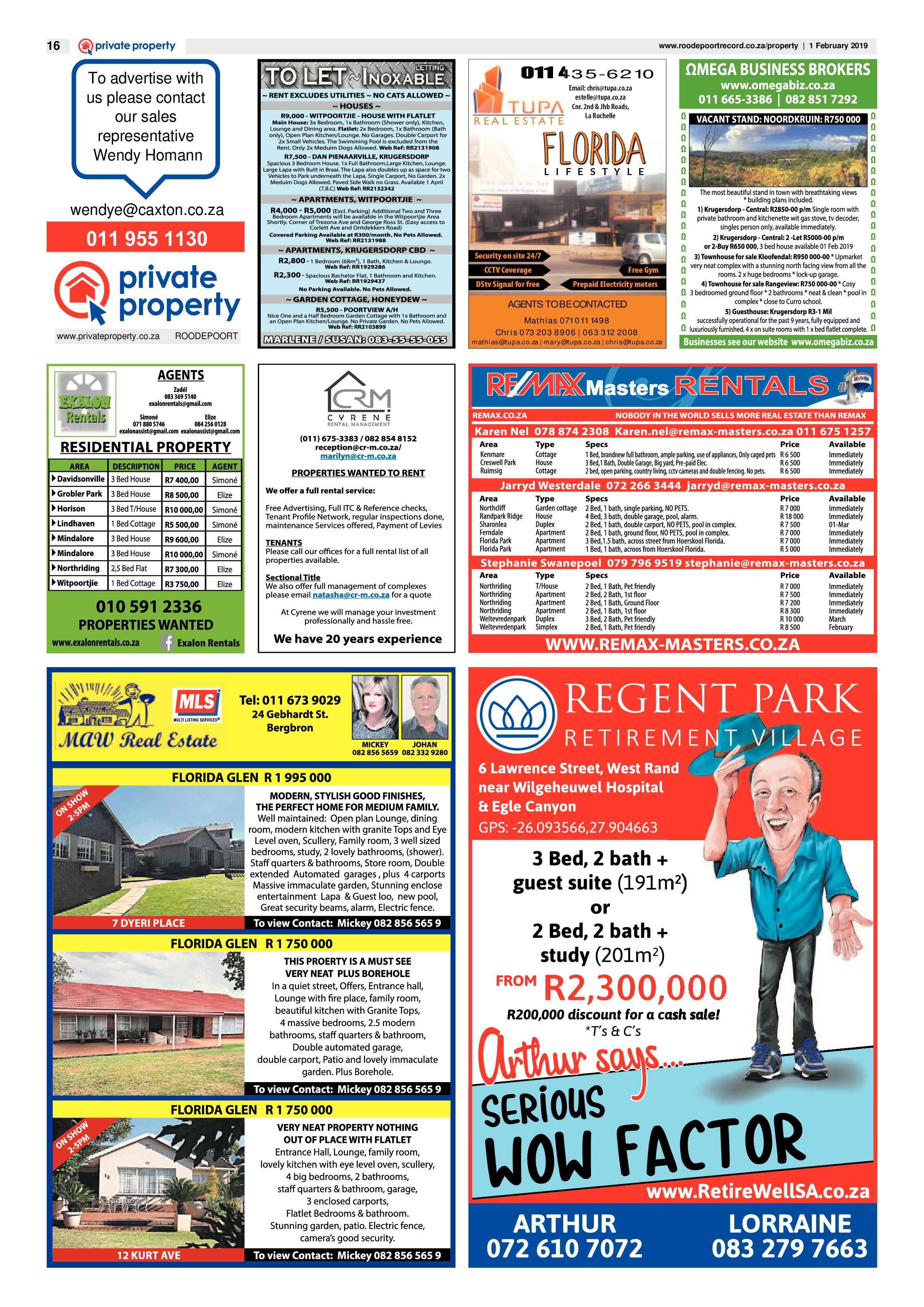Roodepoort Record 1 February 2019 page 16