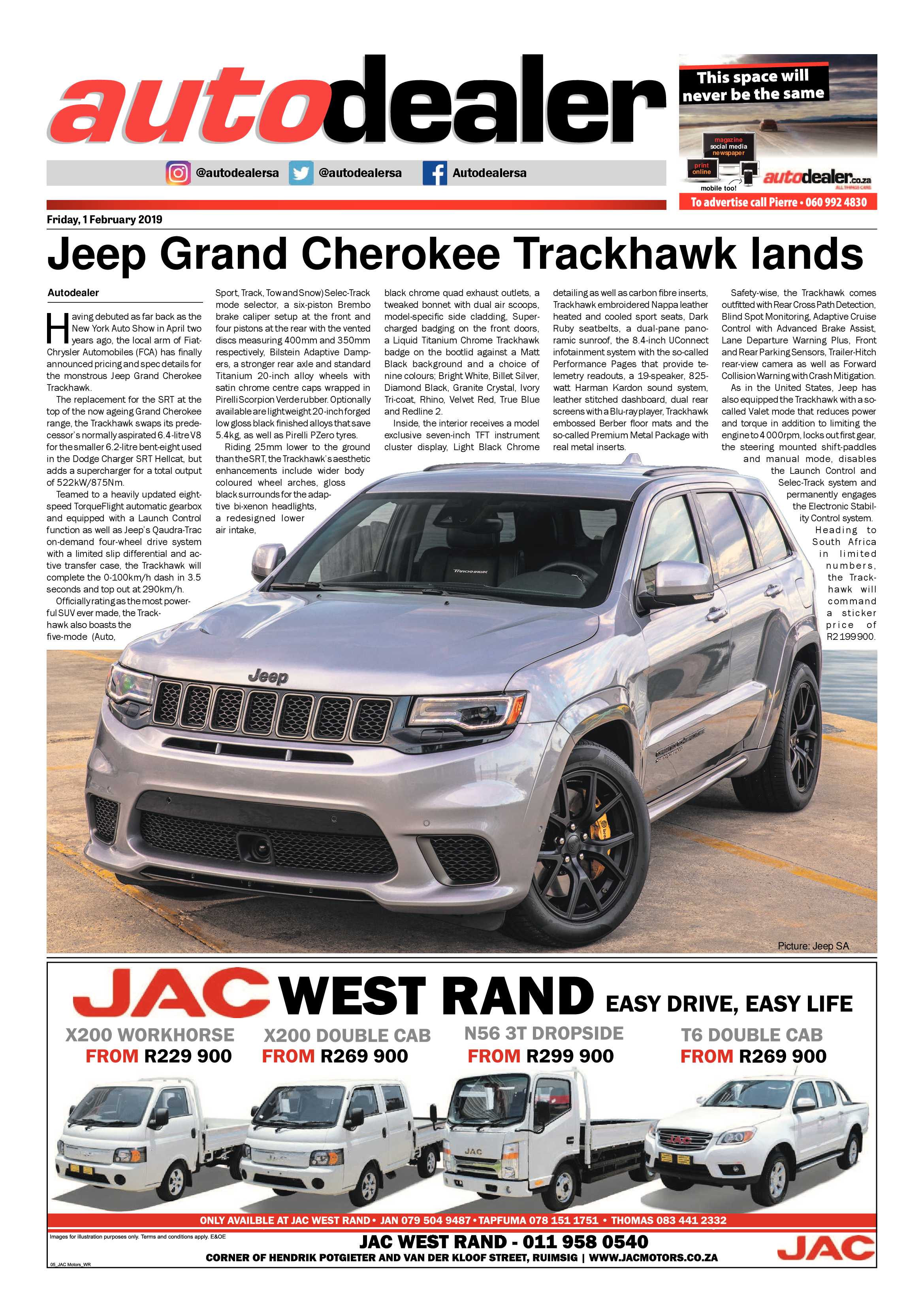 Roodepoort Record 1 February 2019 page 21