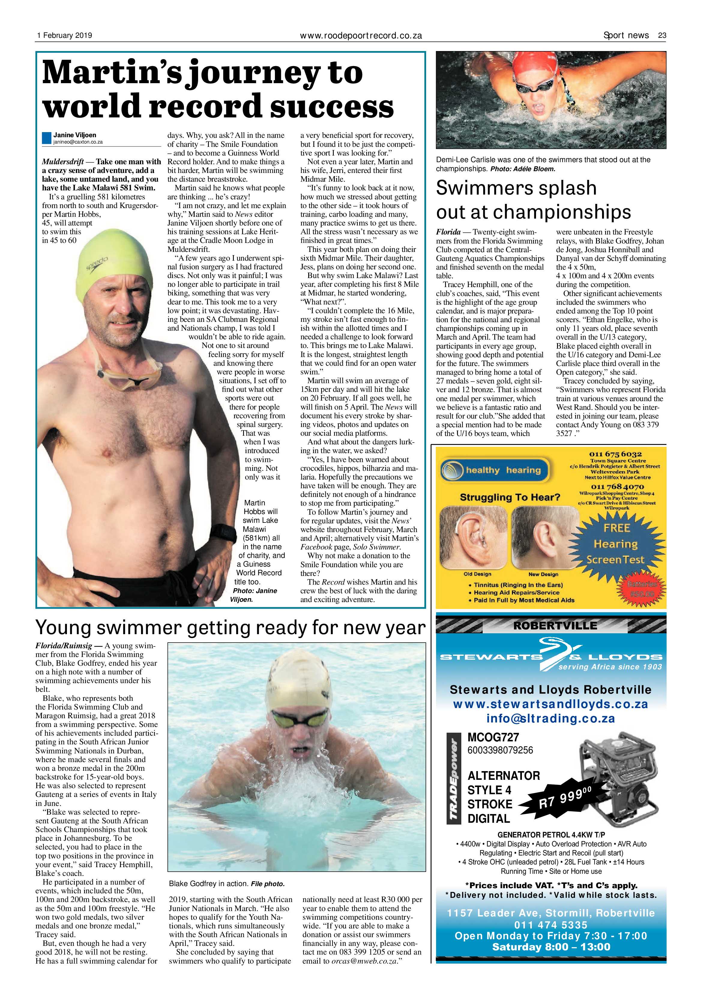 Roodepoort Record 1 February 2019 page 23