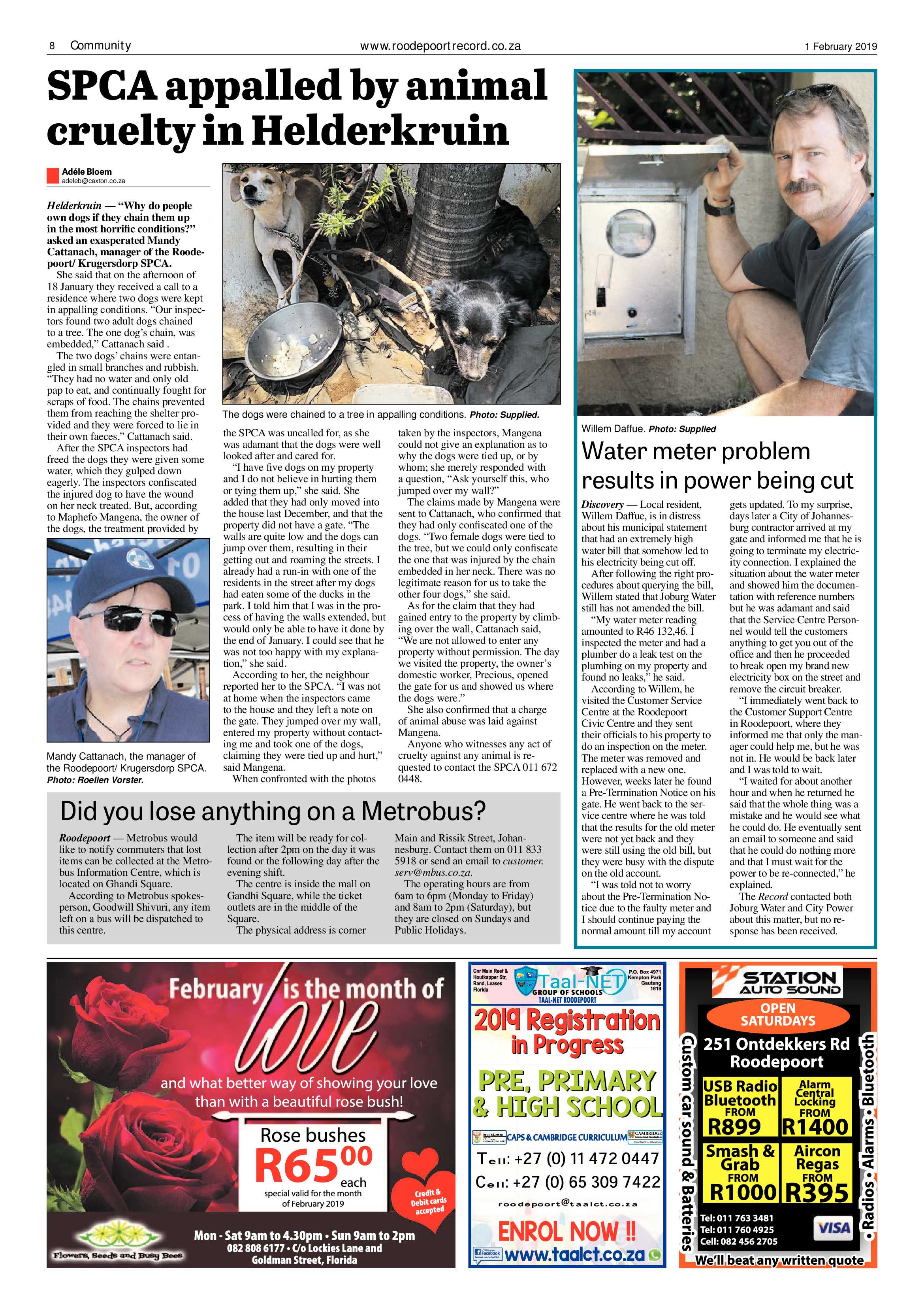 Roodepoort Record 1 February 2019 page 8