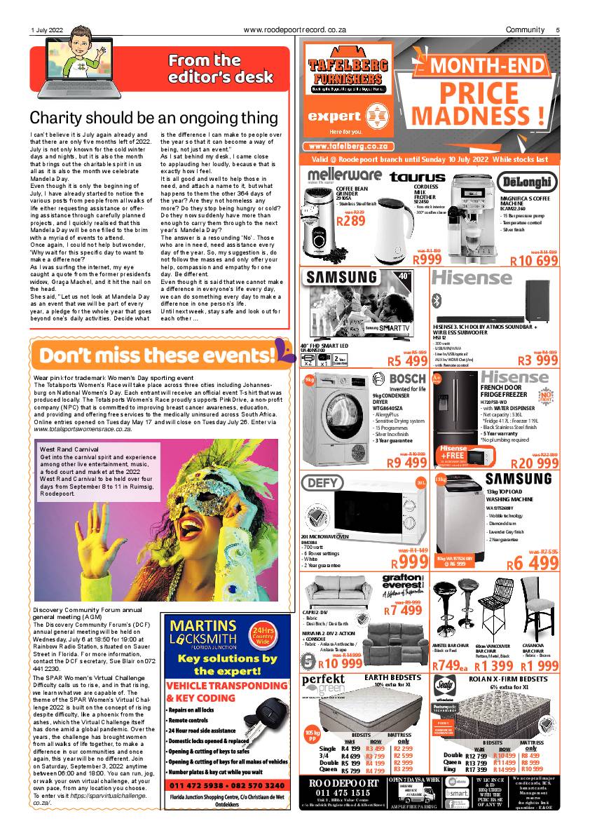 Roodepoort Record 1 July 2022 page 5