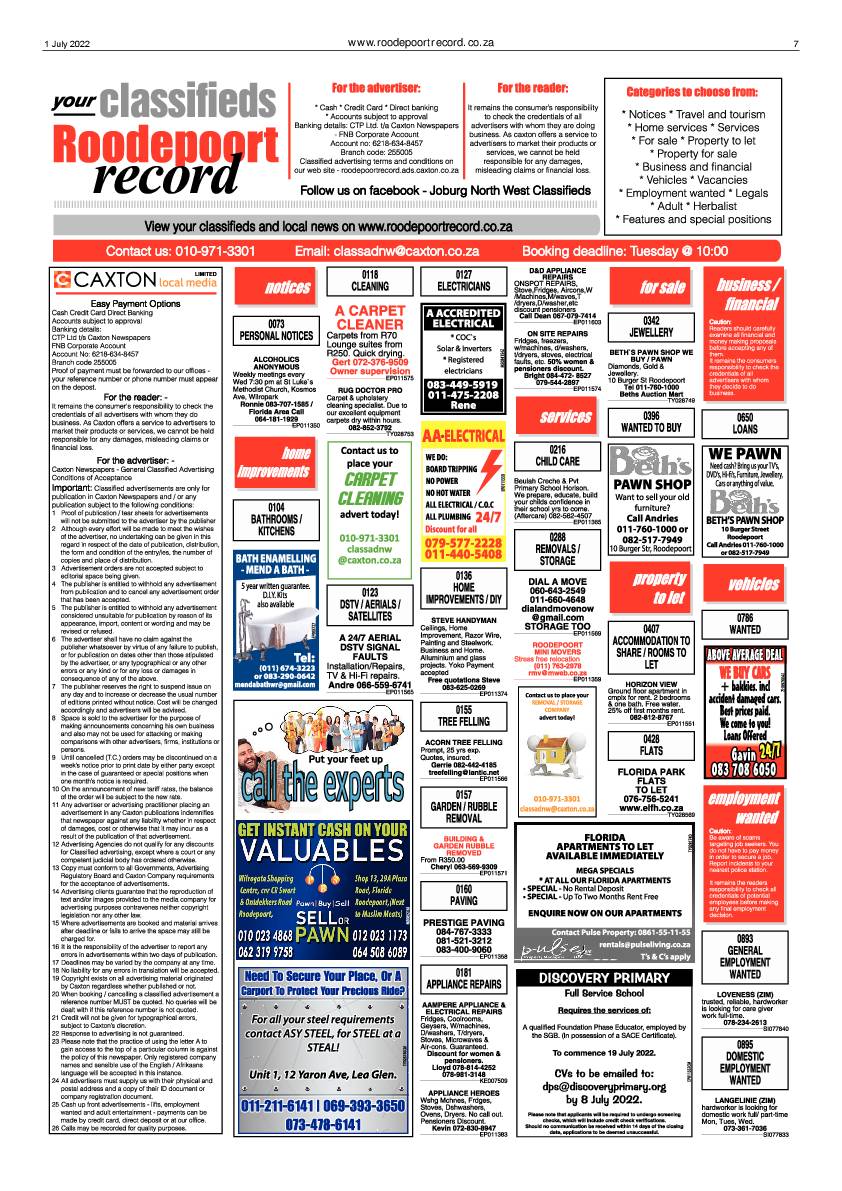 Roodepoort Record 1 July 2022 page 7