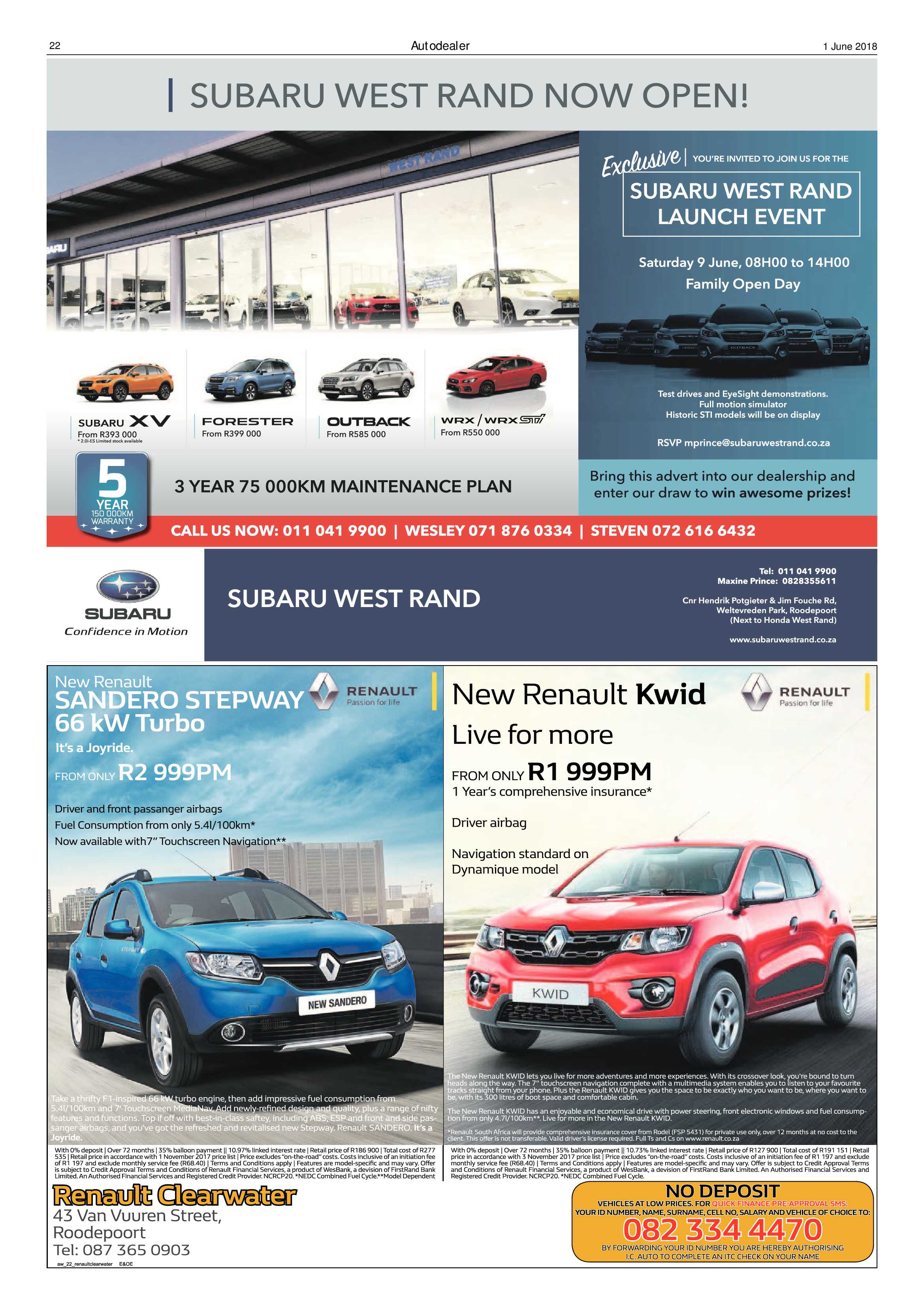 Roodepoort Record 1 June 2018 page 22