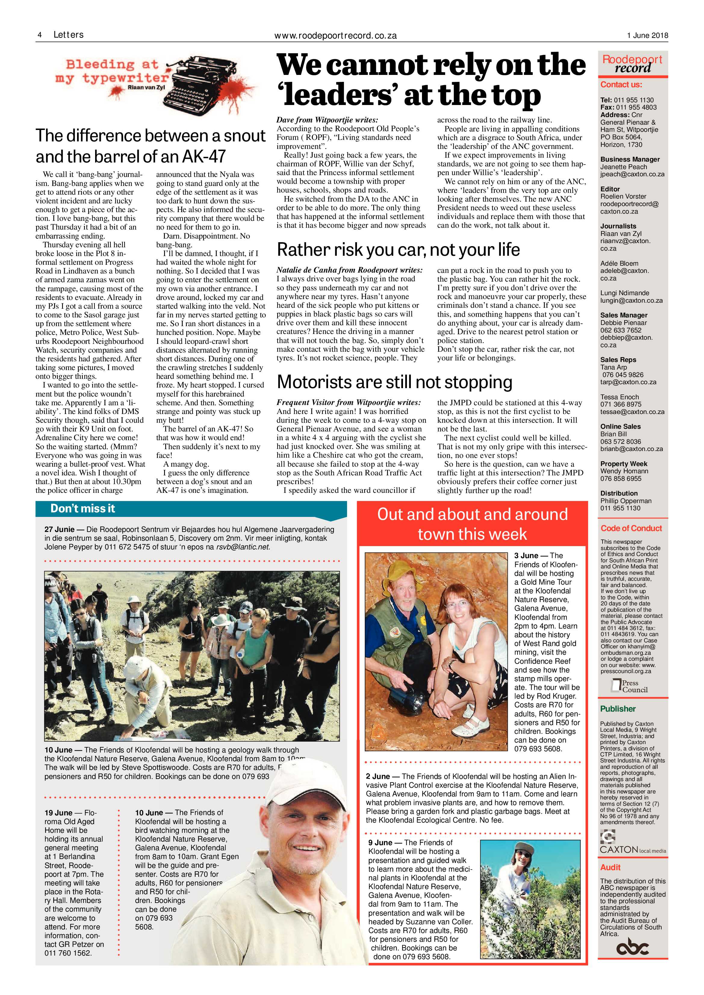 Roodepoort Record 1 June 2018 page 4