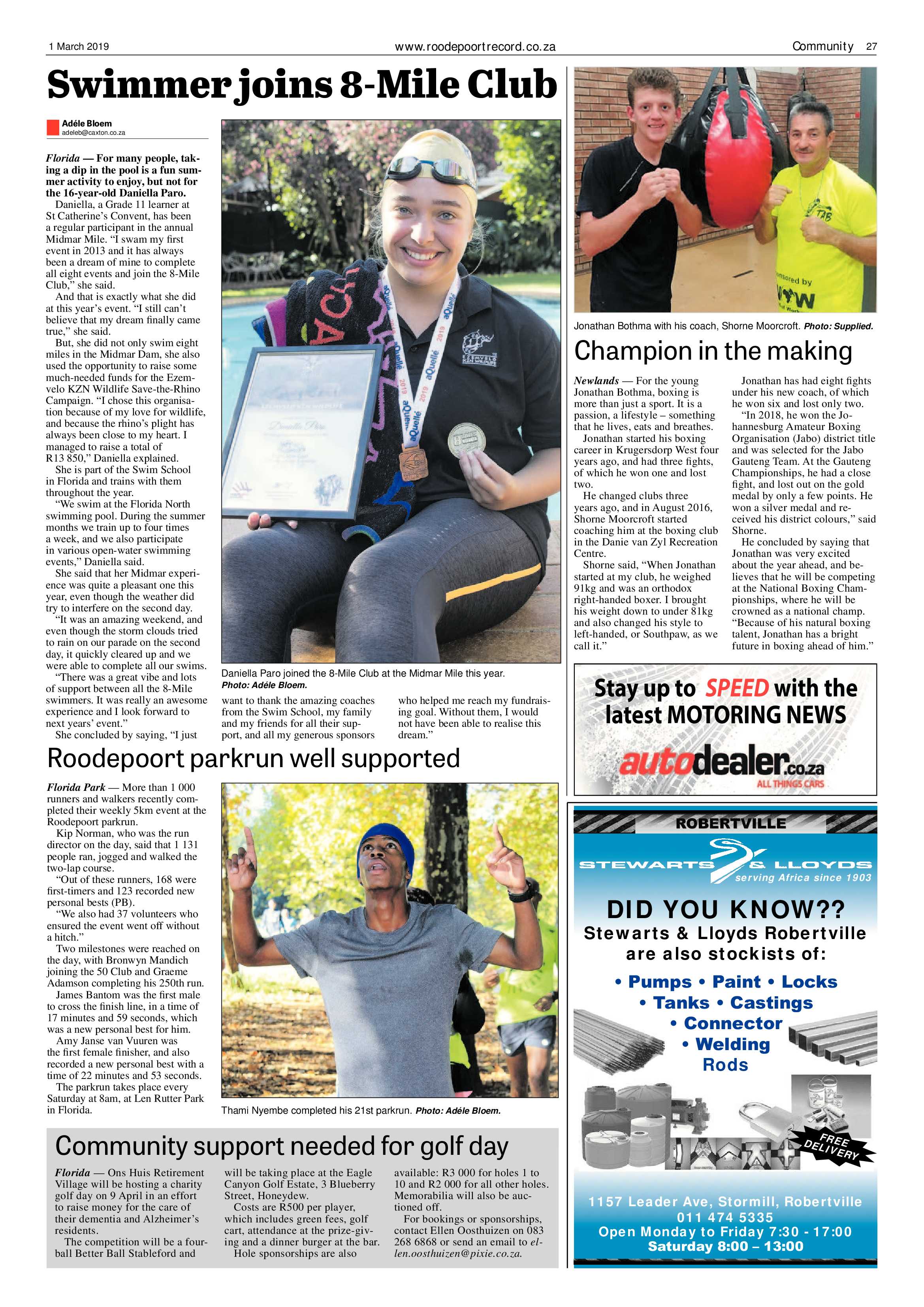 Roodepoort Record 1 March 2019 page 27