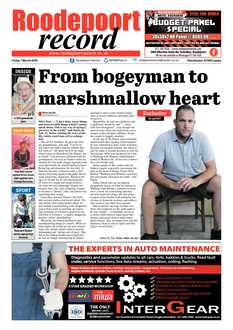 Roodepoort Record 1 March 2019