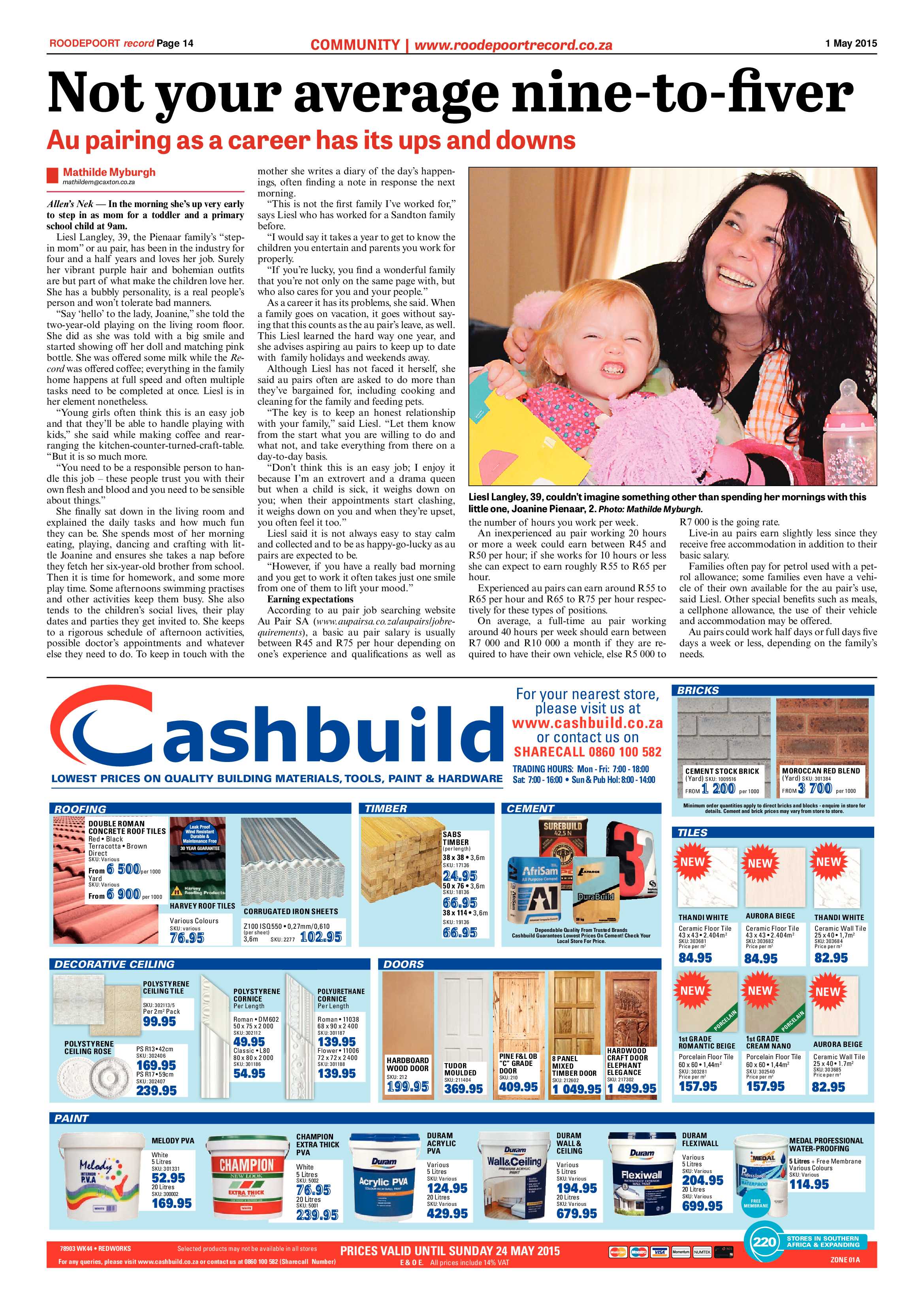 Roodepoort Record 1 May 2015 page 14