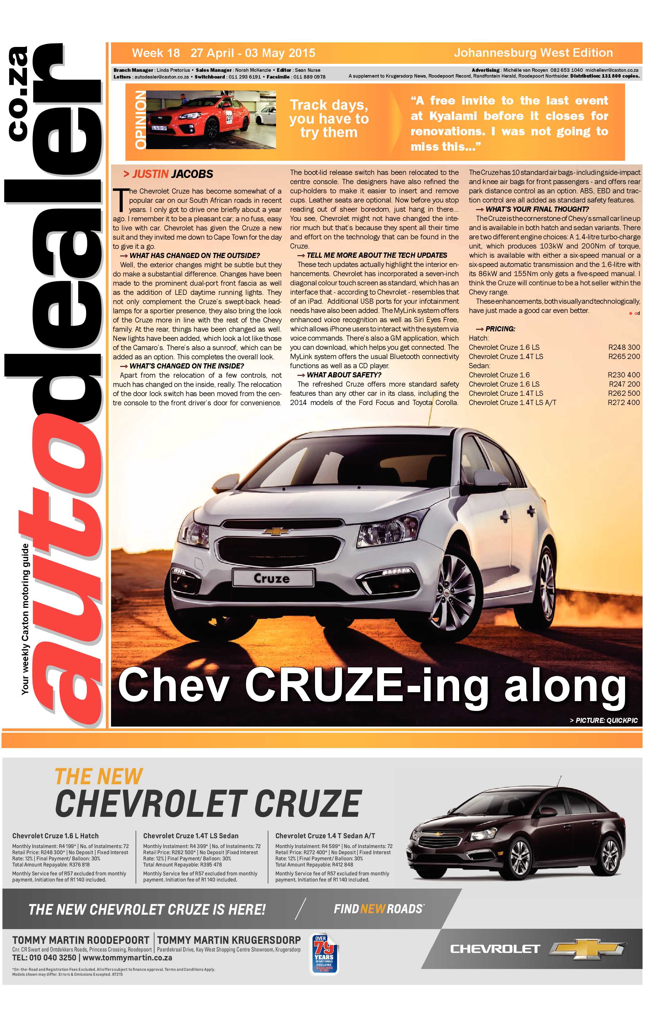 Roodepoort Record 1 May 2015 page 15