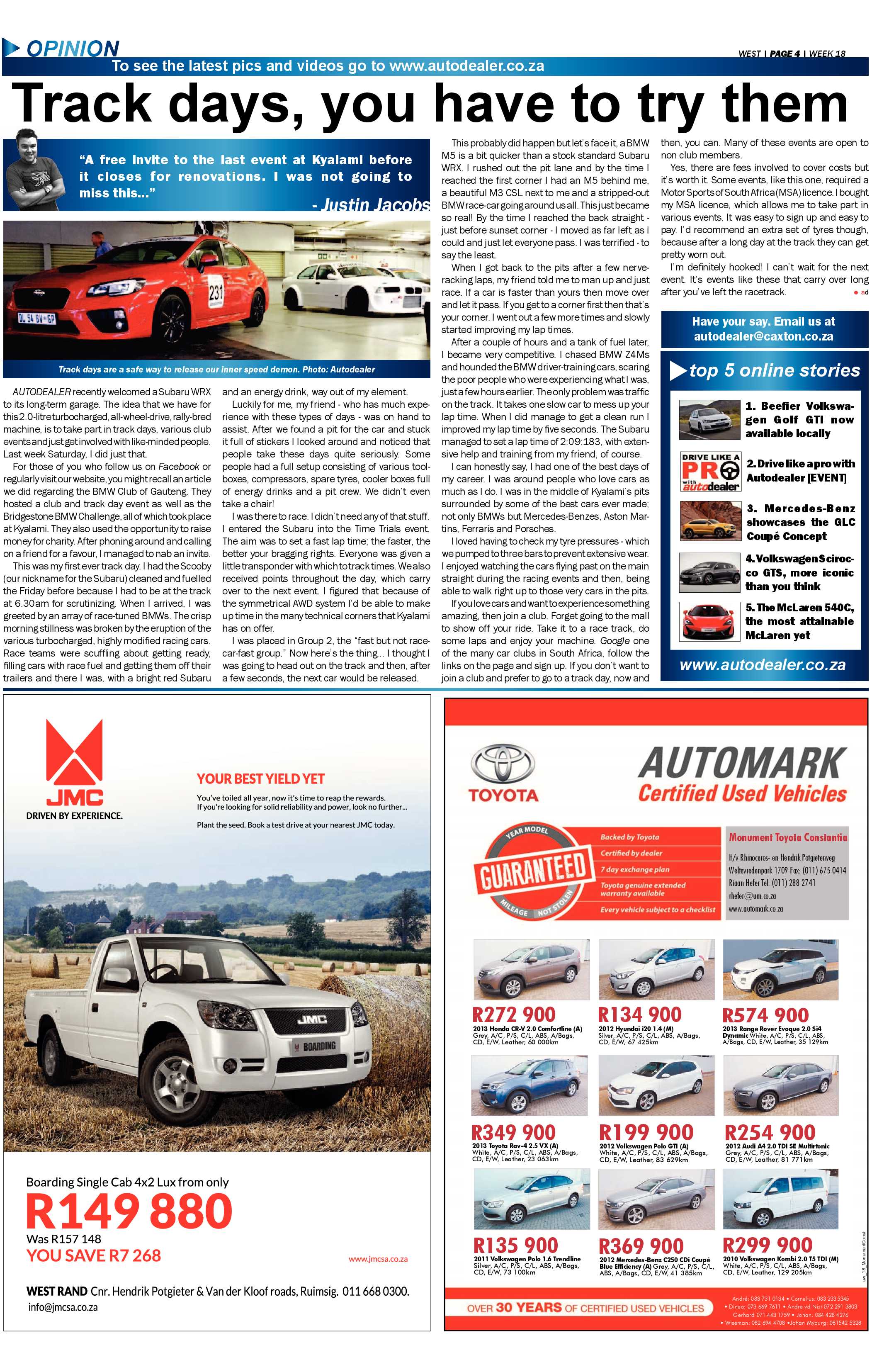 Roodepoort Record 1 May 2015 page 18