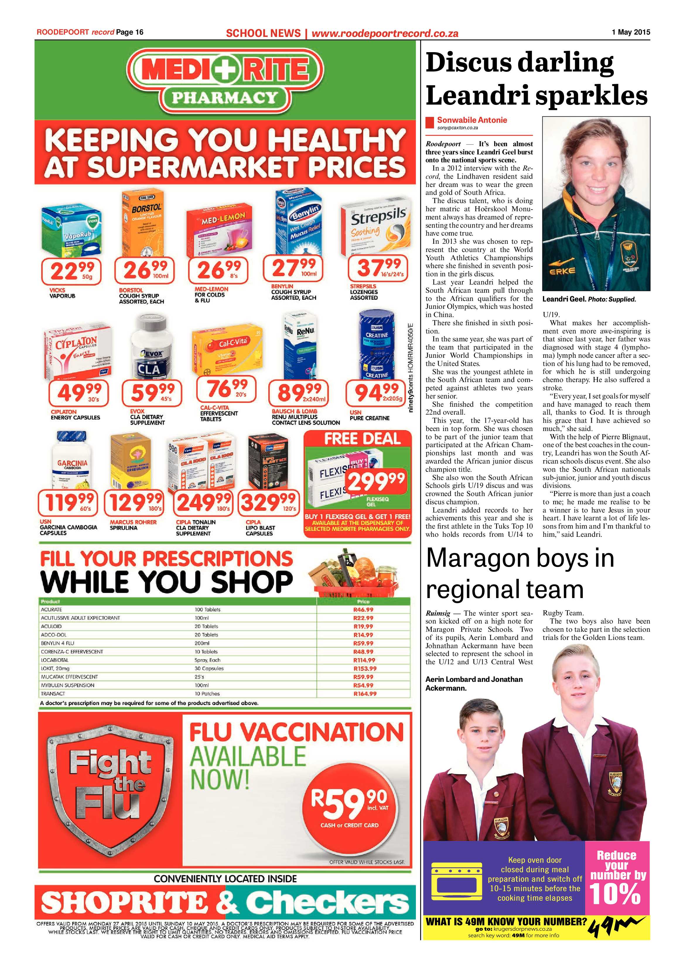 Roodepoort Record 1 May 2015 page 20