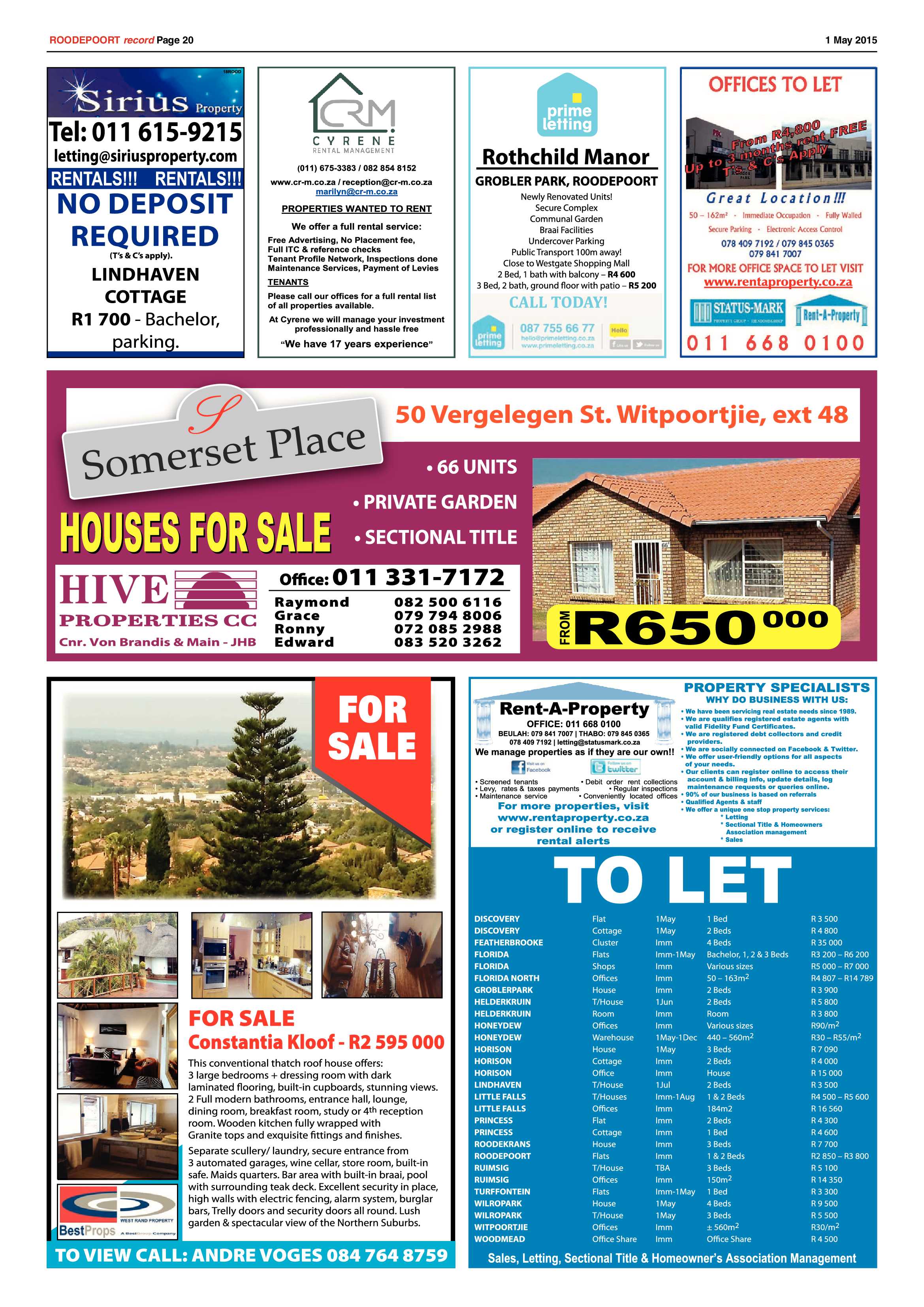 Roodepoort Record 1 May 2015 page 24
