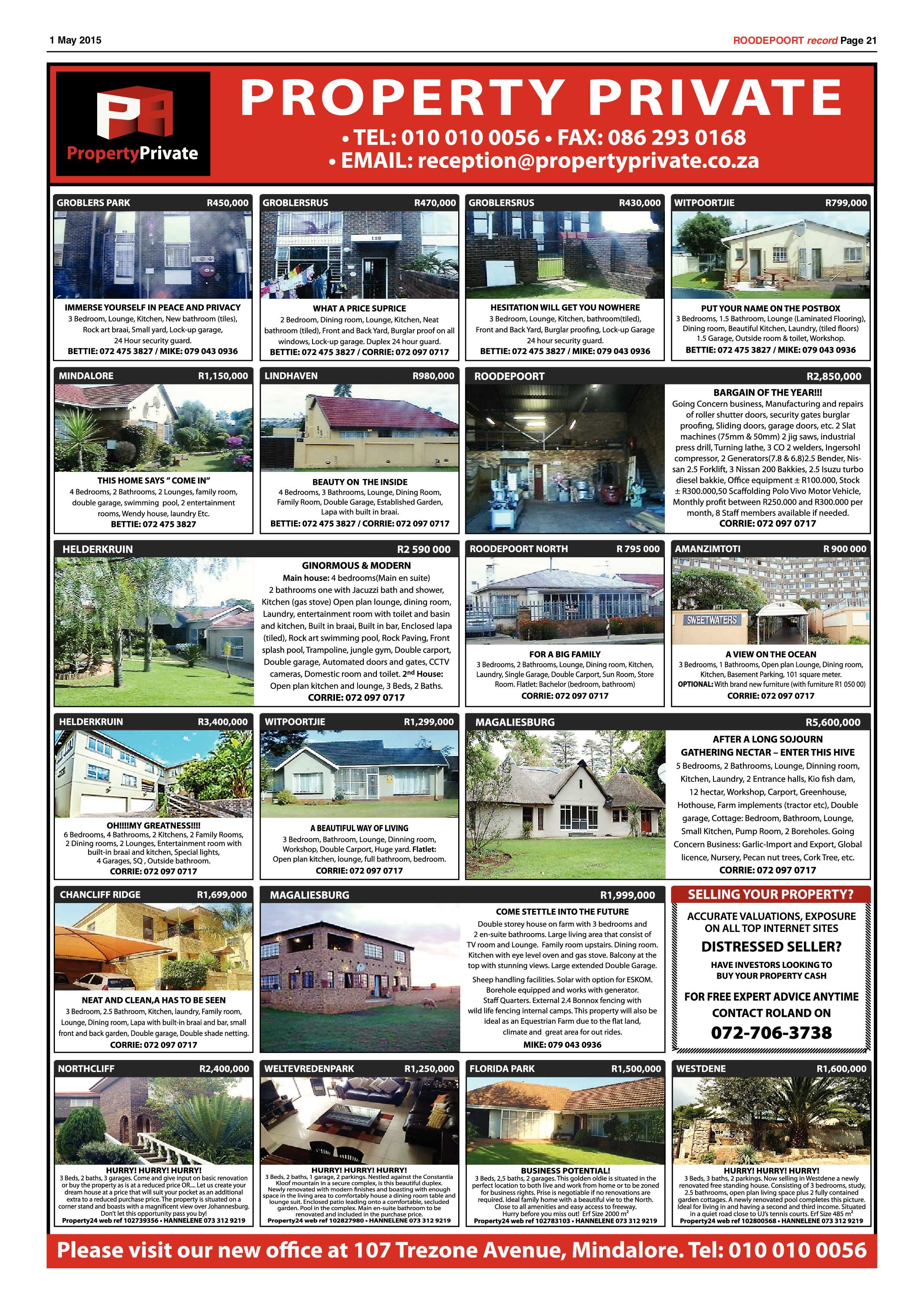 Roodepoort Record 1 May 2015 page 25