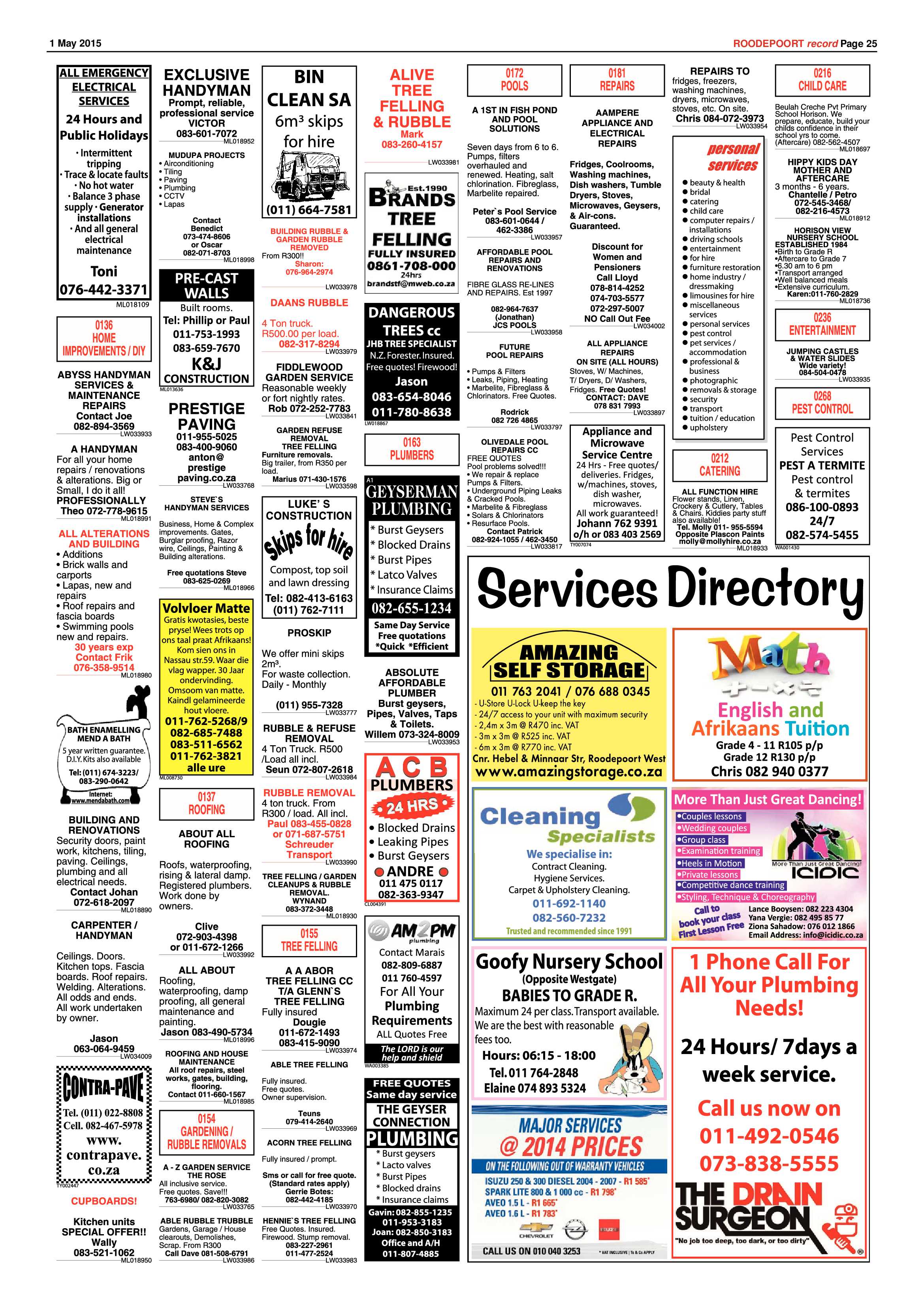 Roodepoort Record 1 May 2015 page 29