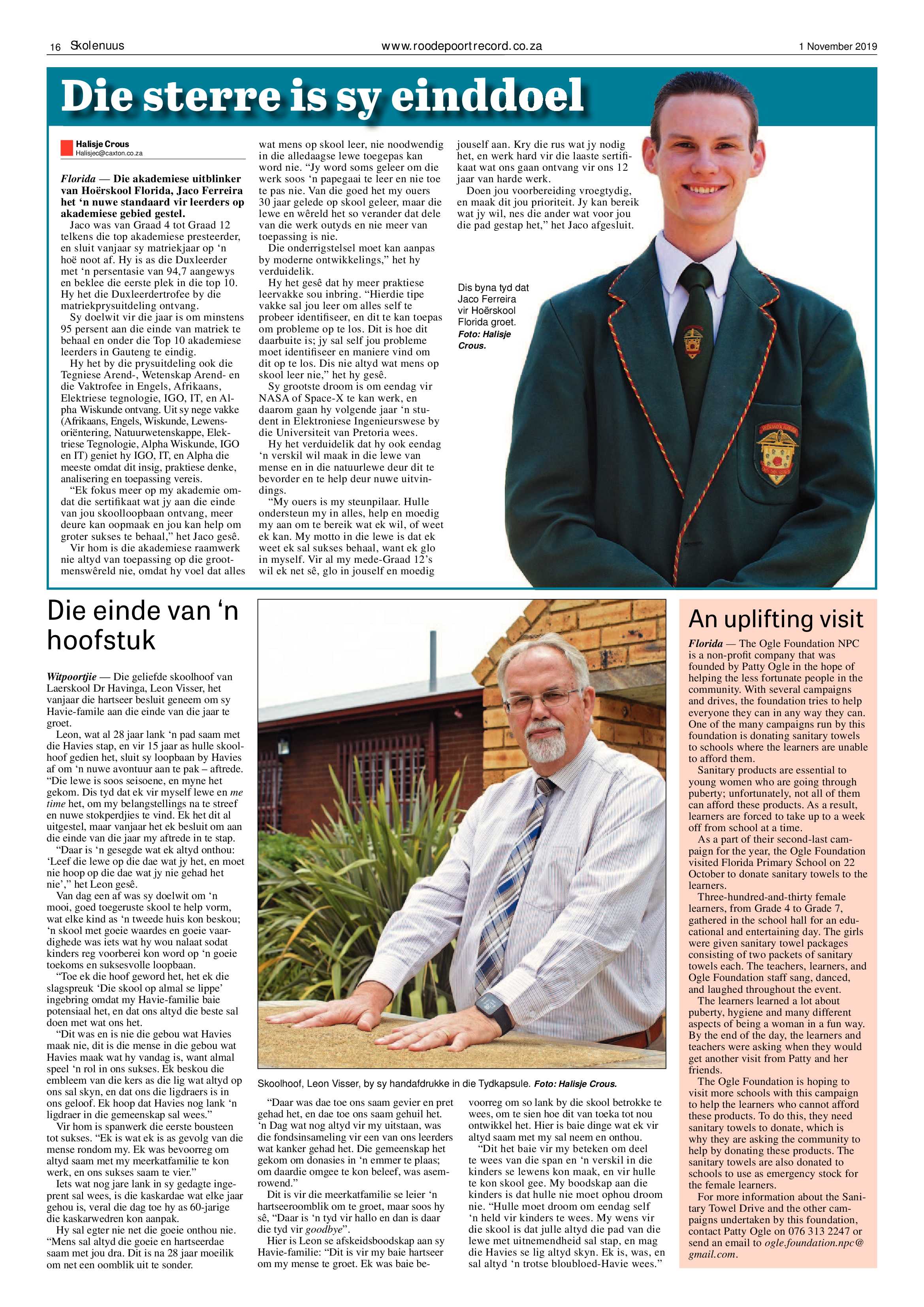 Roodepoort Record 1 November 2019 page 16