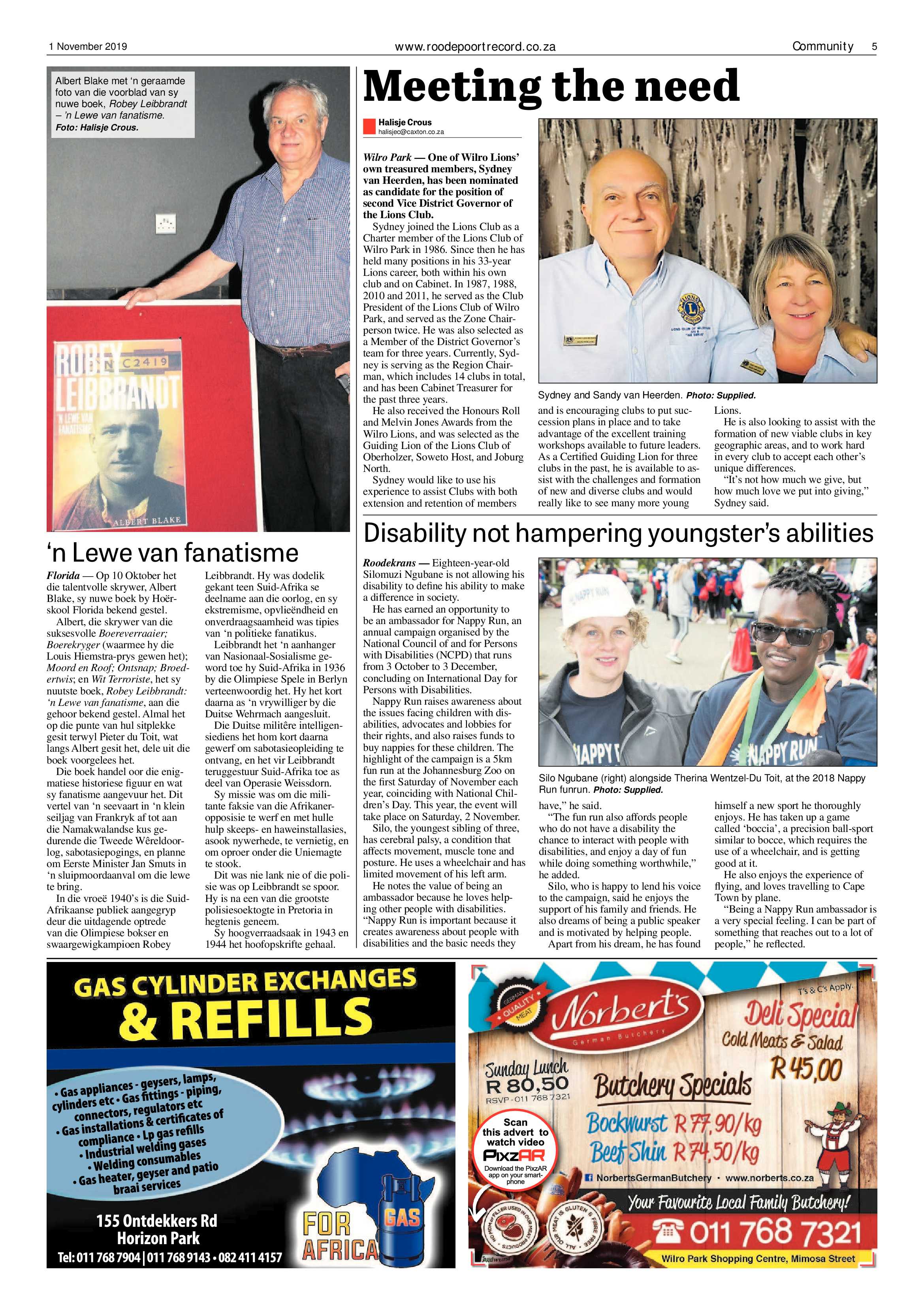 Roodepoort Record 1 November 2019 page 5