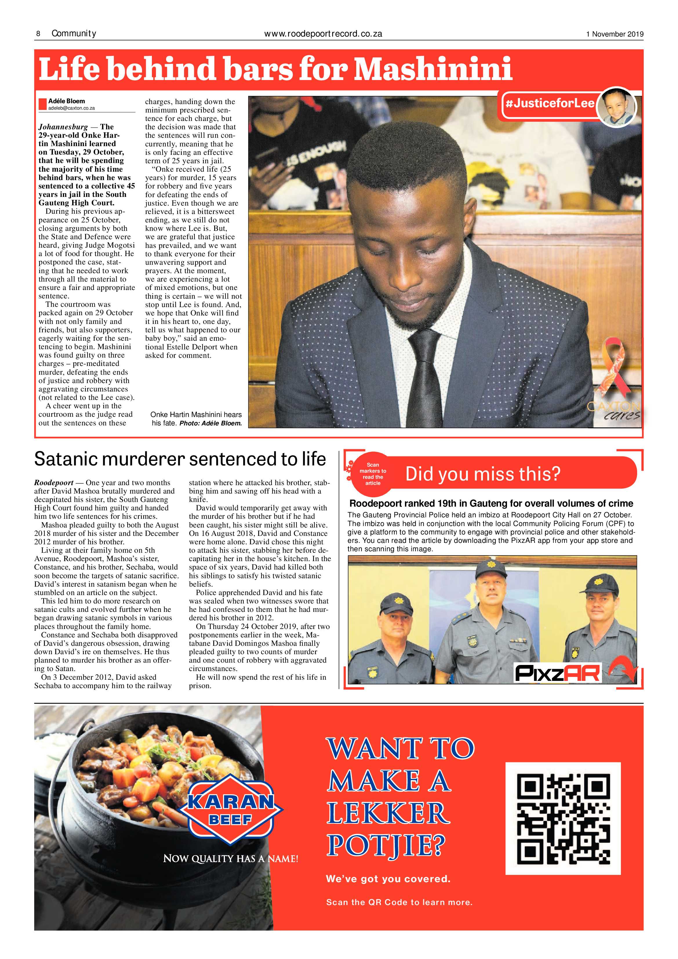 Roodepoort Record 1 November 2019 page 8