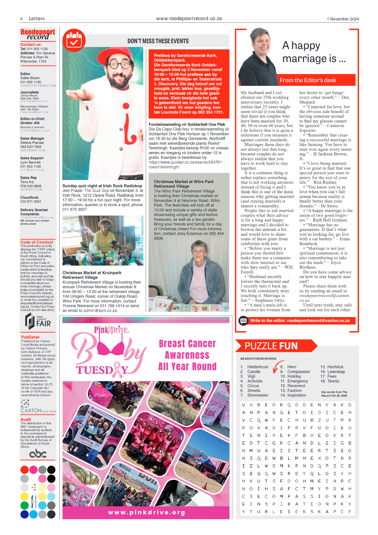 Roodepoort Record 1 November 2024 page 4