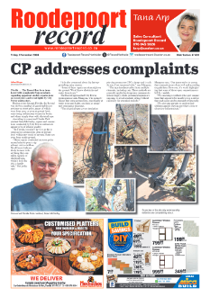 Roodepoort Record 1 November 2024