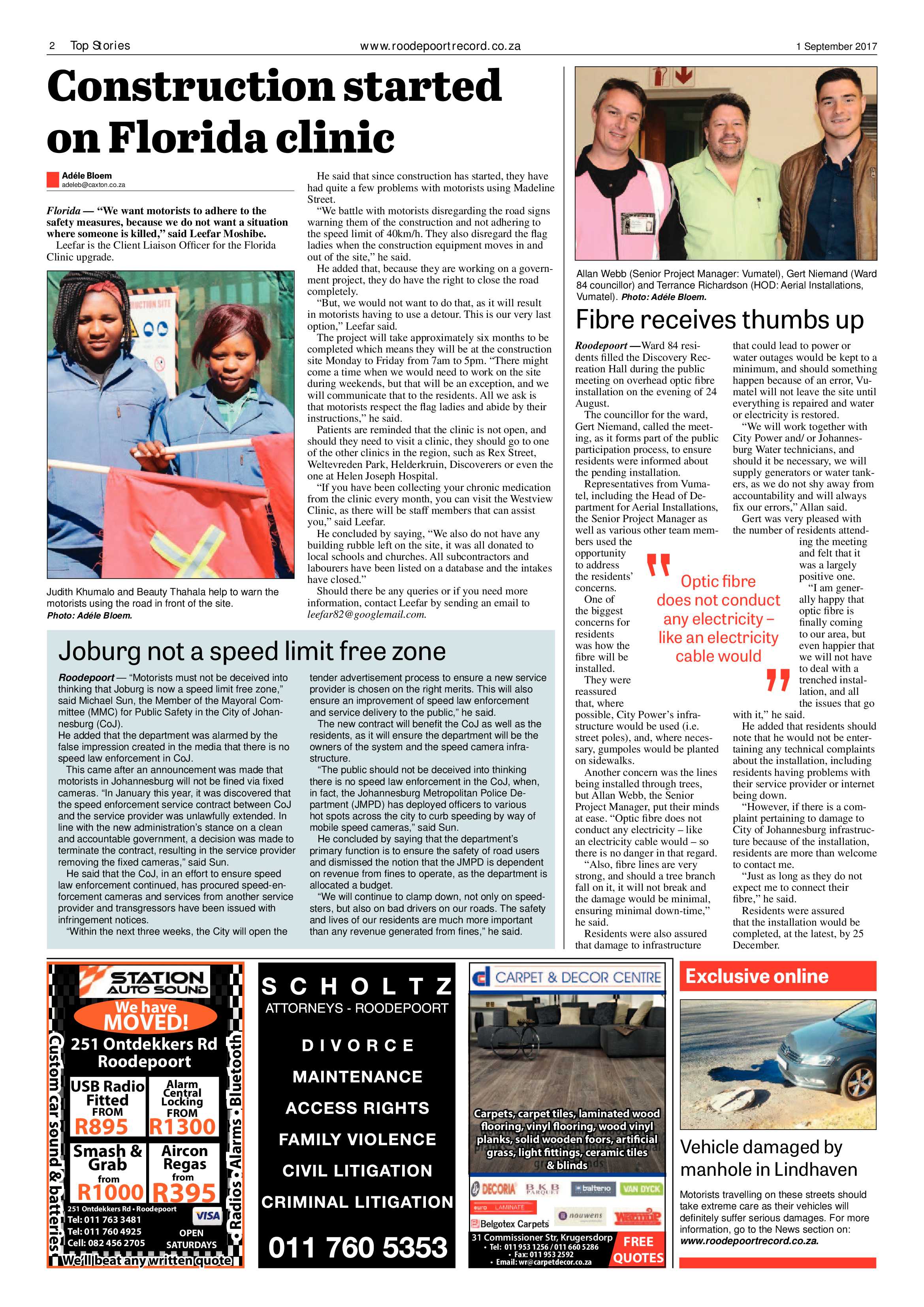 Roodepoort Record 1 September 2017 page 2