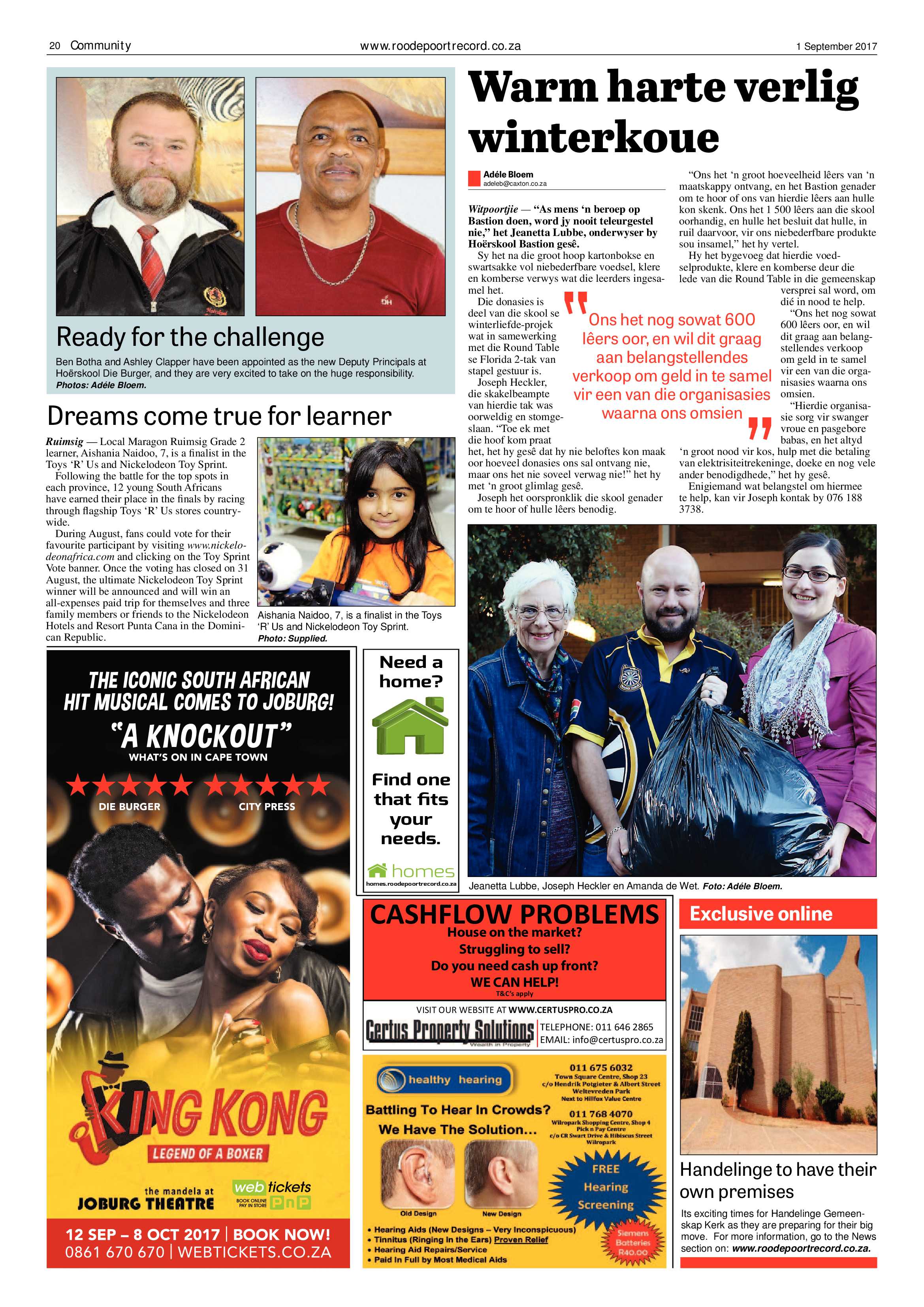 Roodepoort Record 1 September 2017 page 20