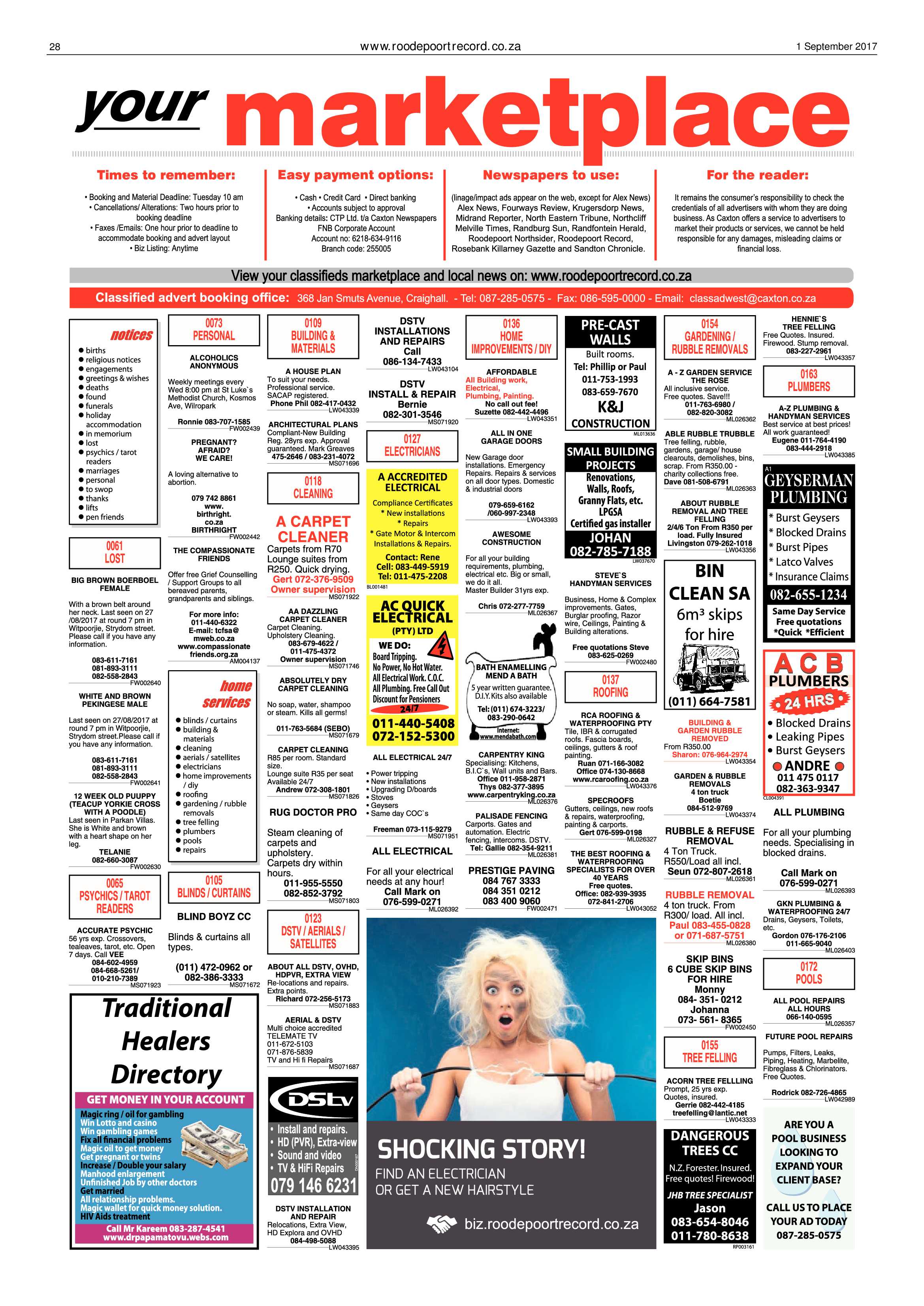 Roodepoort Record 1 September 2017 page 28