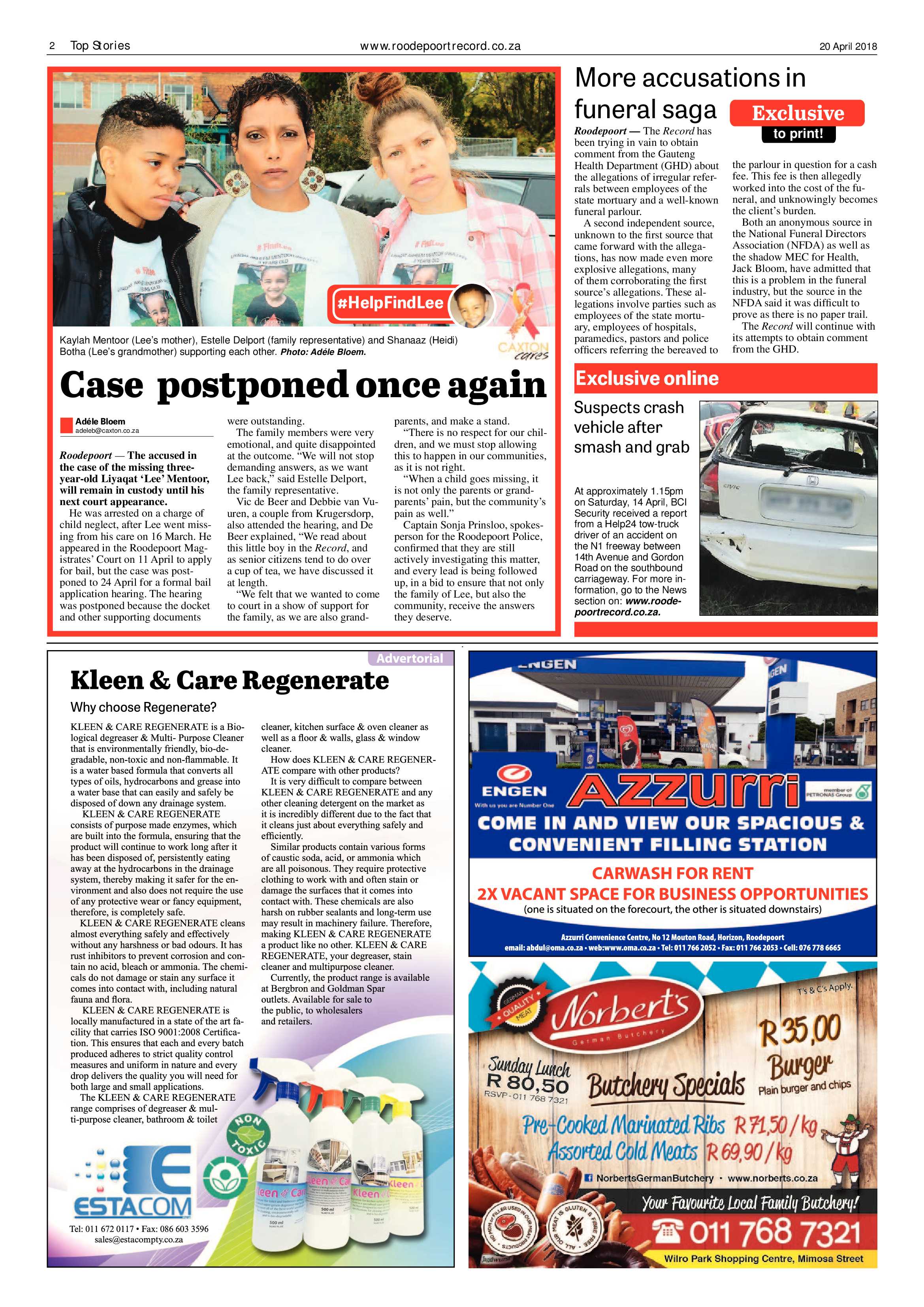 Roodepoort Record 20 April 2018 page 2