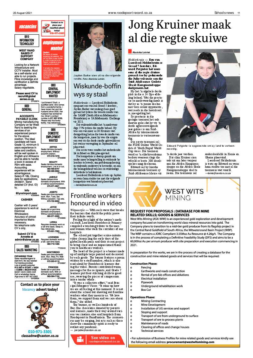 Roodepoort Record 20 August 2021 page 11